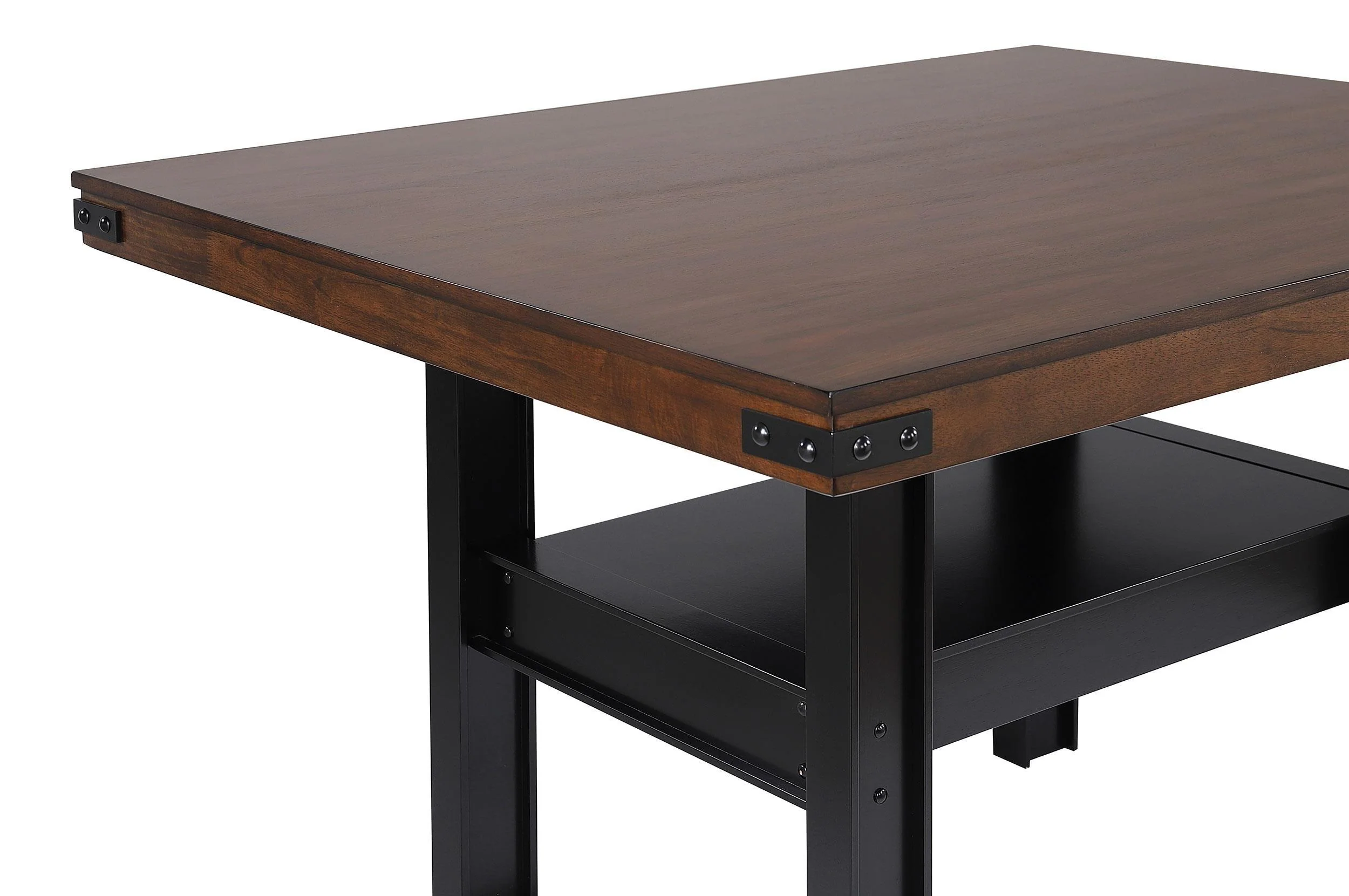 Patterson Mango Oak Rectangular Counter Height Dining Table - Image 5