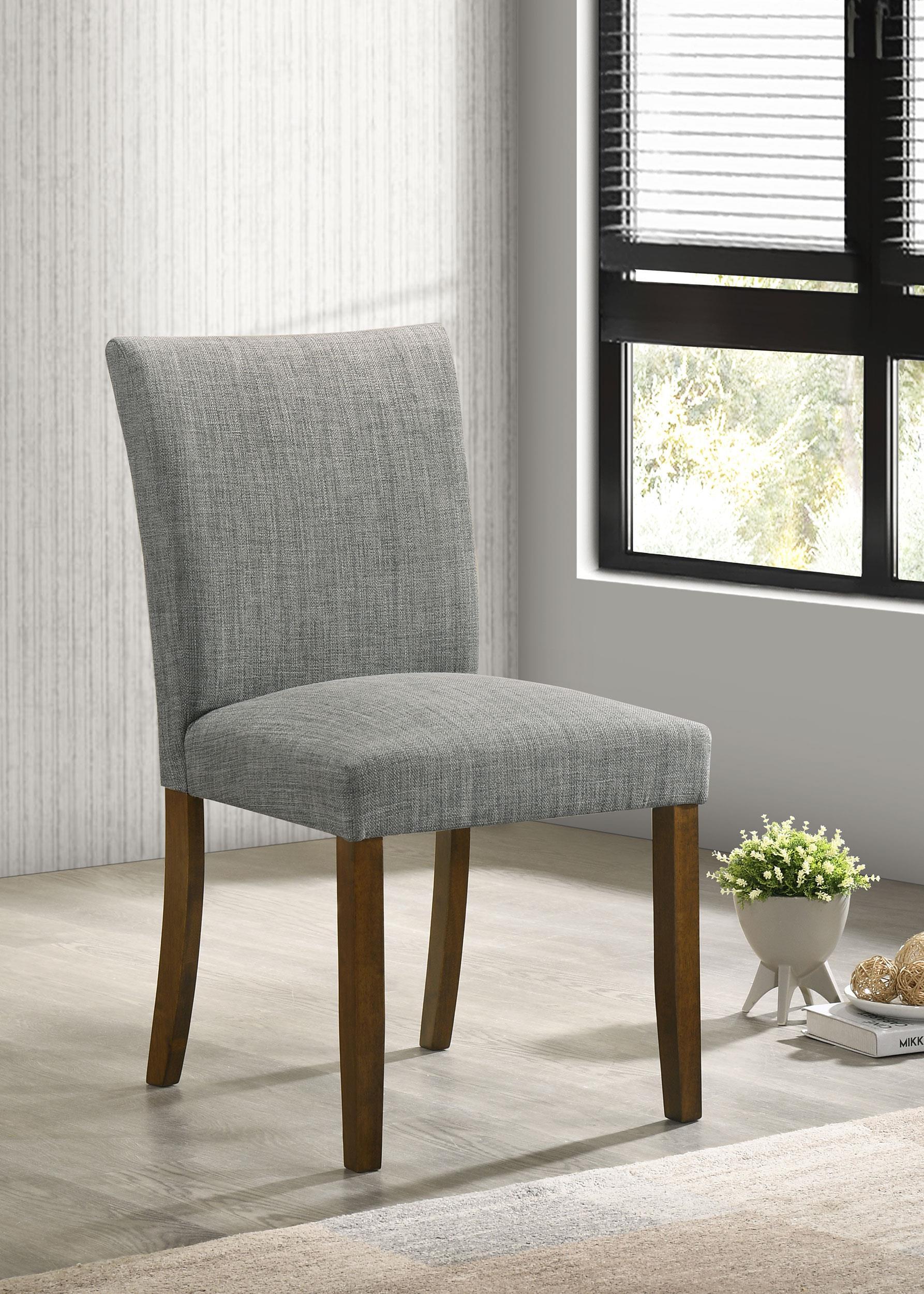 Paxton Grey Upholstered Dining Side Chair (Set of 2)