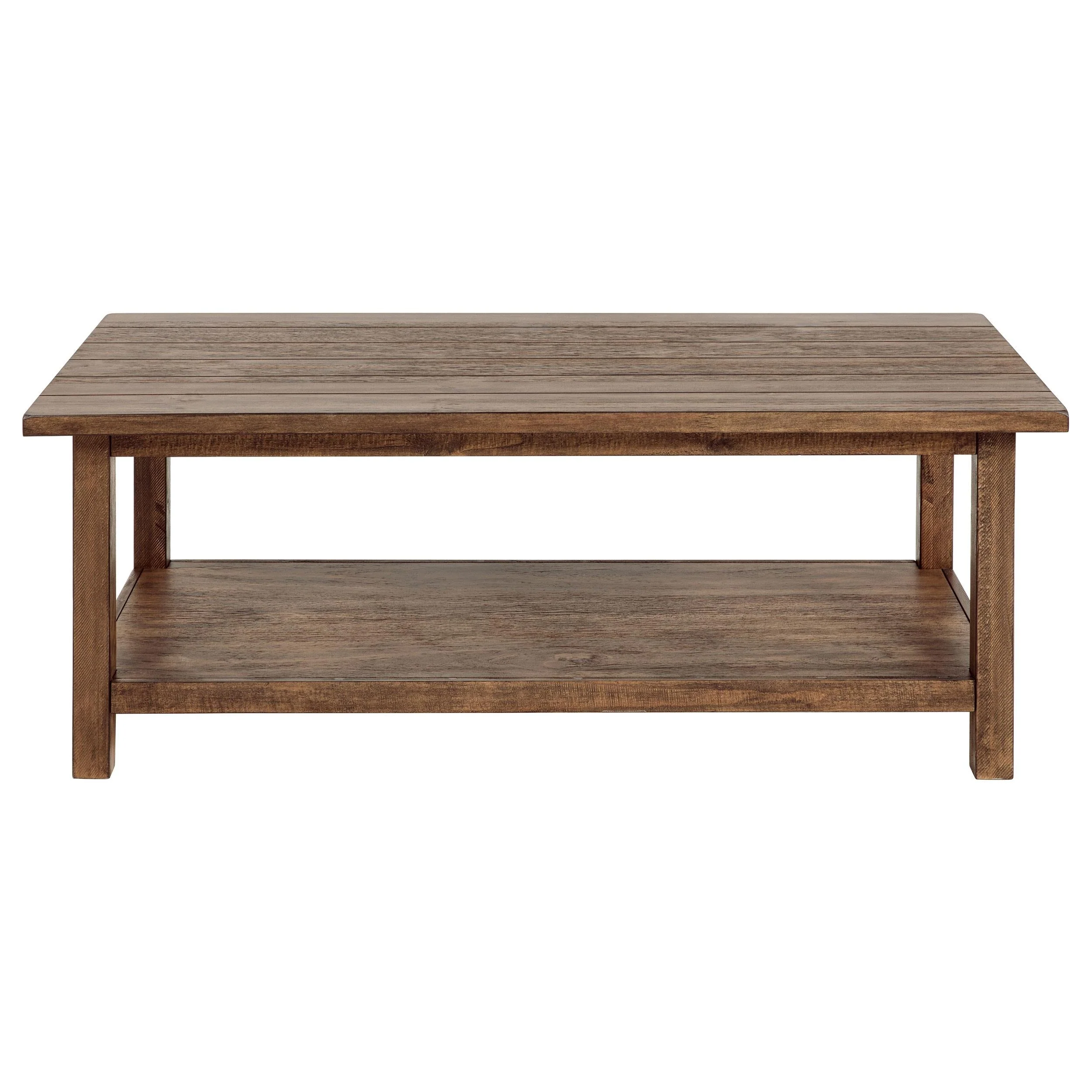 Payne Distressed Brown 3-Piece Coffee and End Table Set - Image 7