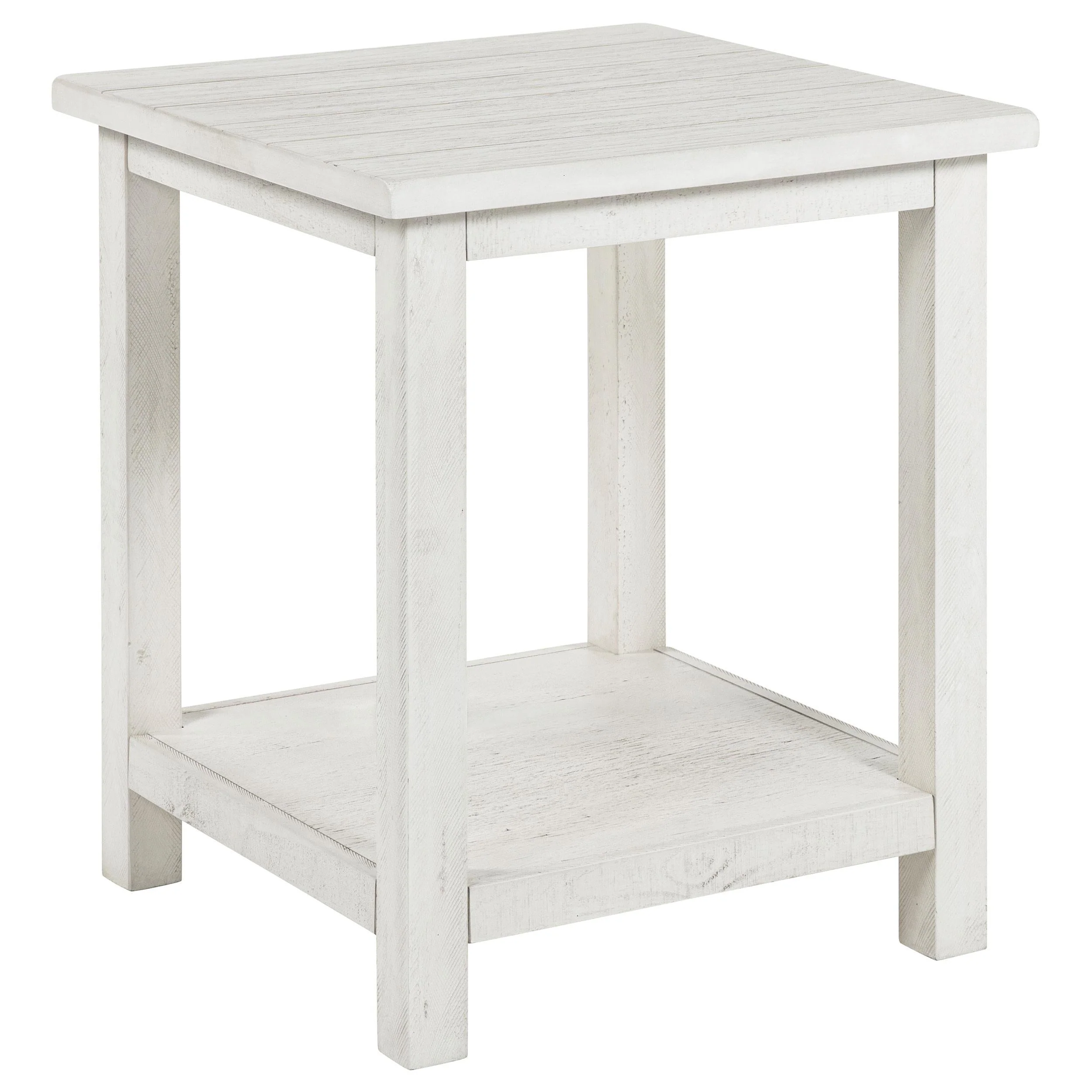 Payne Distressed White 2-Piece Coffee and End Table Set - Image 3