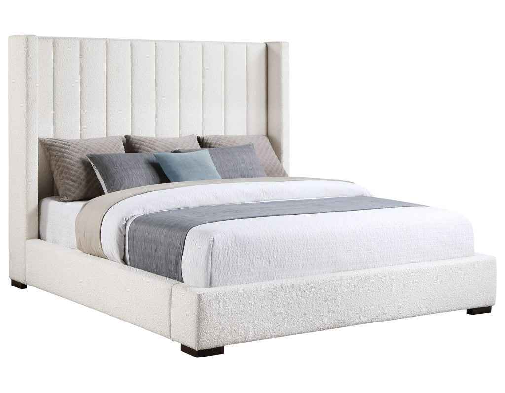 Pearson Cream Velvet King Bed - Image 6