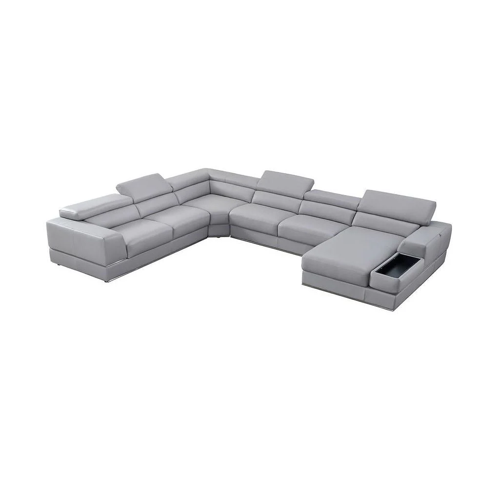 Pella LT. Grey Right Arm Facing (RAF) Sectional - Image 9