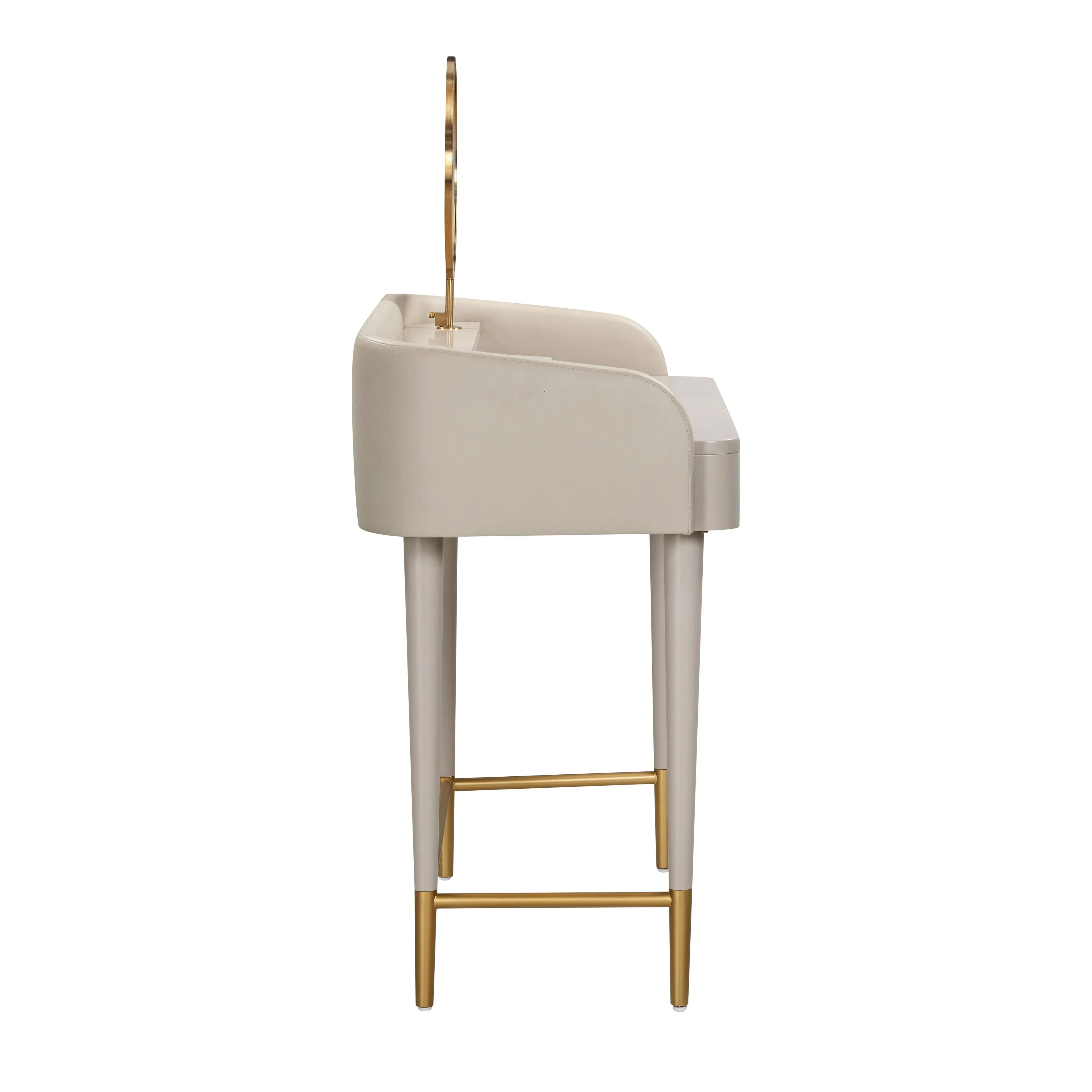 Penelope Performance Vegan Leather Wrapped Vanity Desk - Image 14