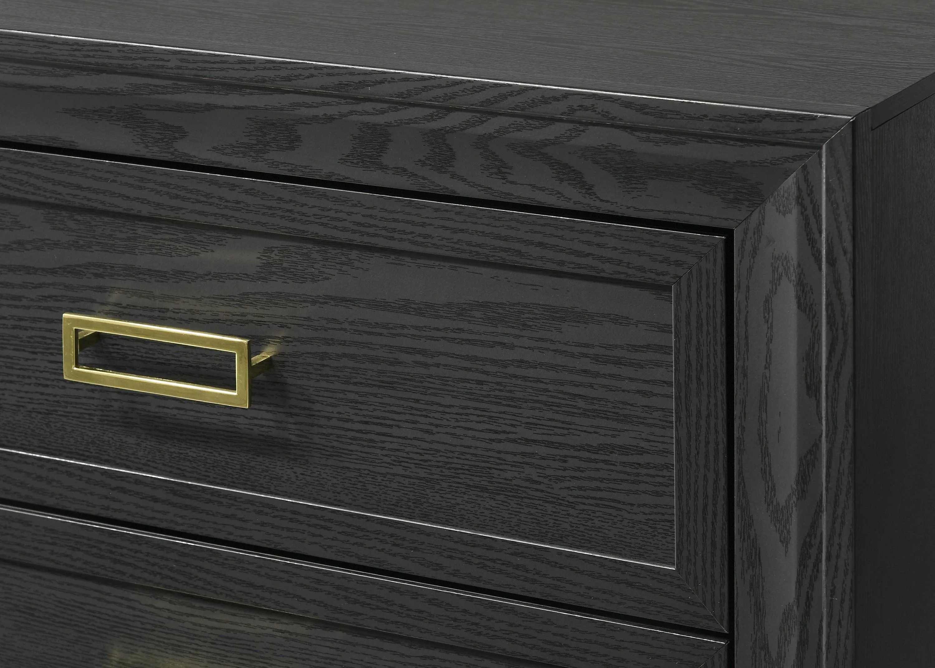 Pepe Black and Gold Panel Upholstered Bedroom Set - Image 5