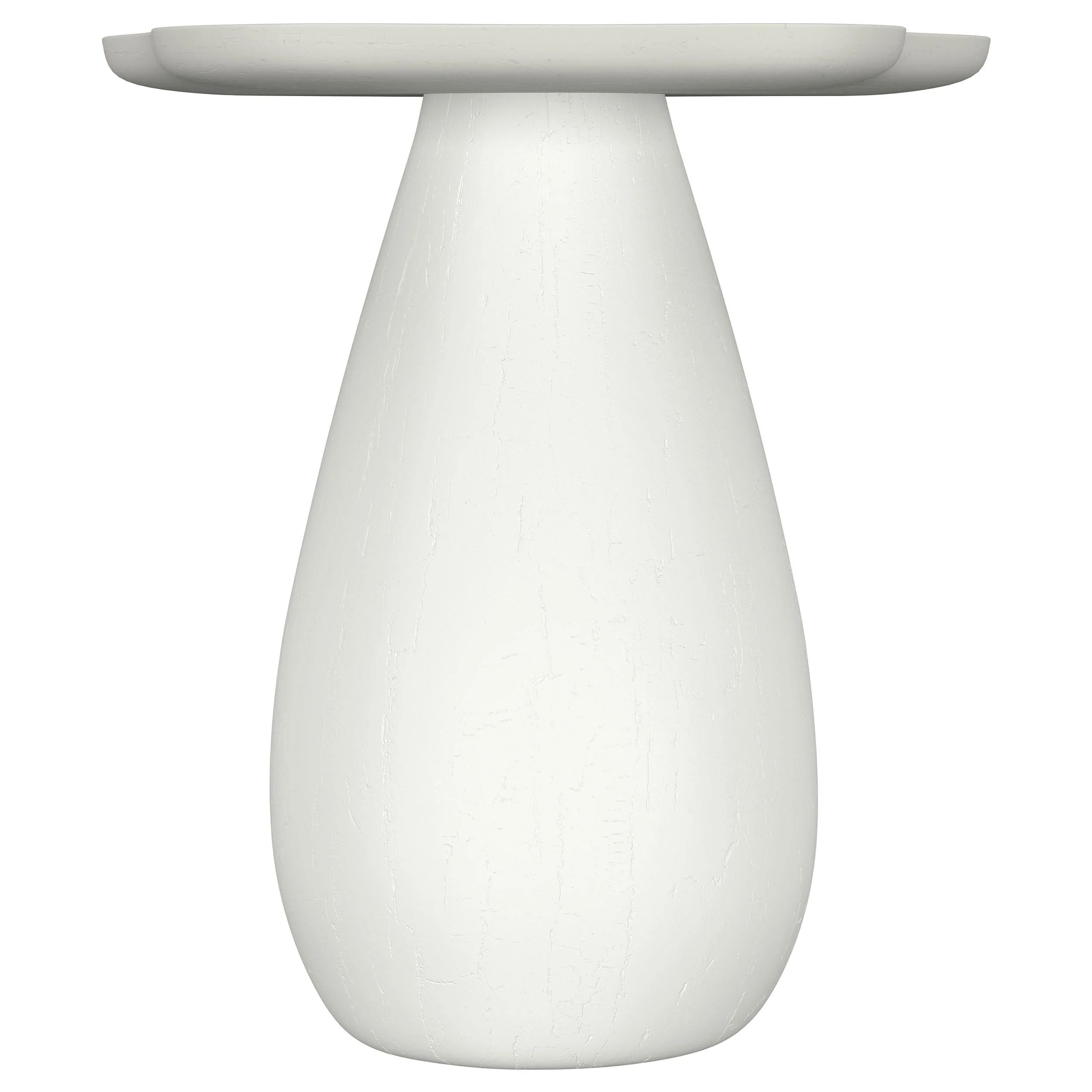 Perth Off White Cloud Shaped Top Side Table - Image 3