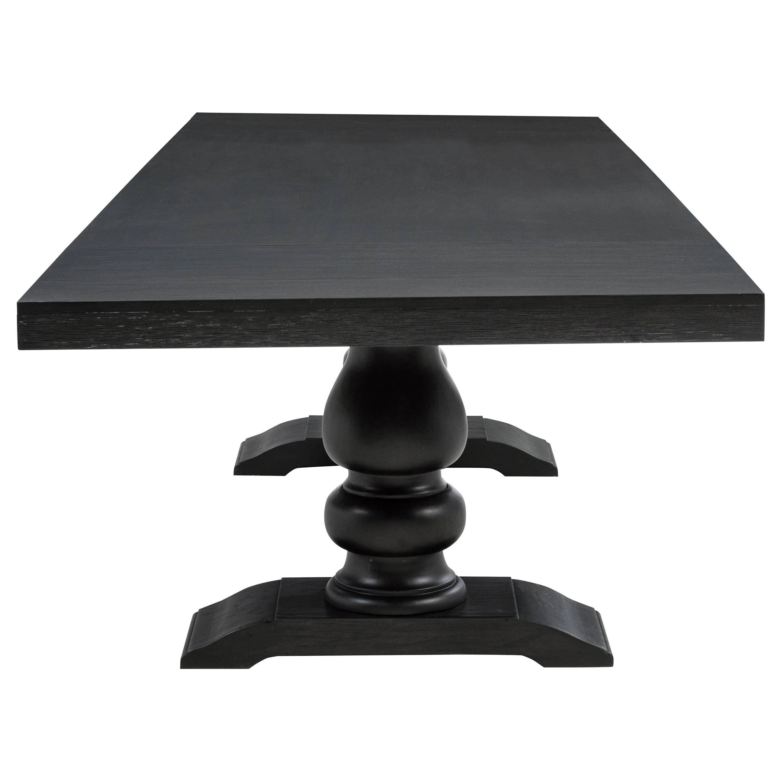 Phelps Distressed Noir 9-piece Rectangular Dining Table Set - Image 5