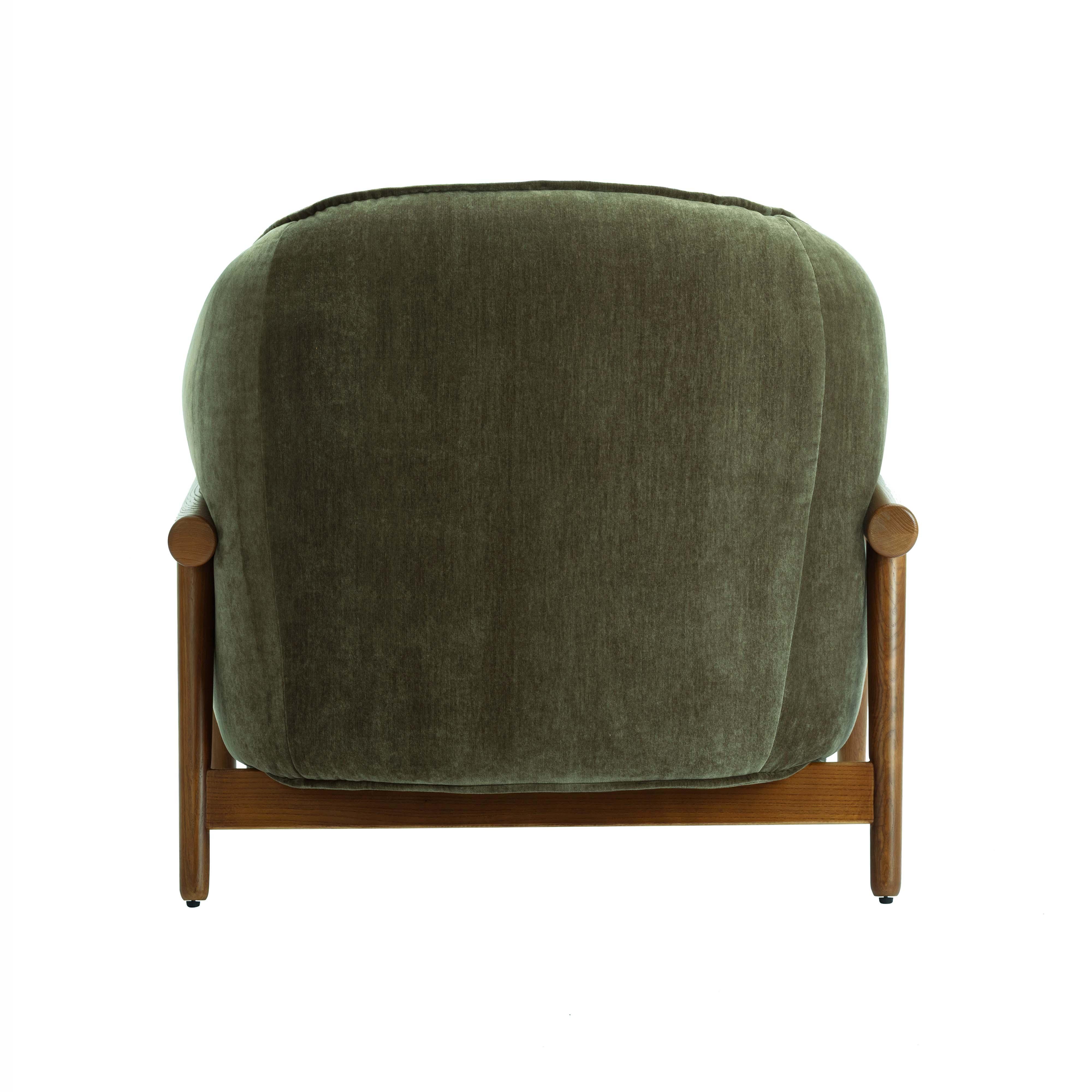 Piedmont Upcycled Chenille Accent Chair - Image 4