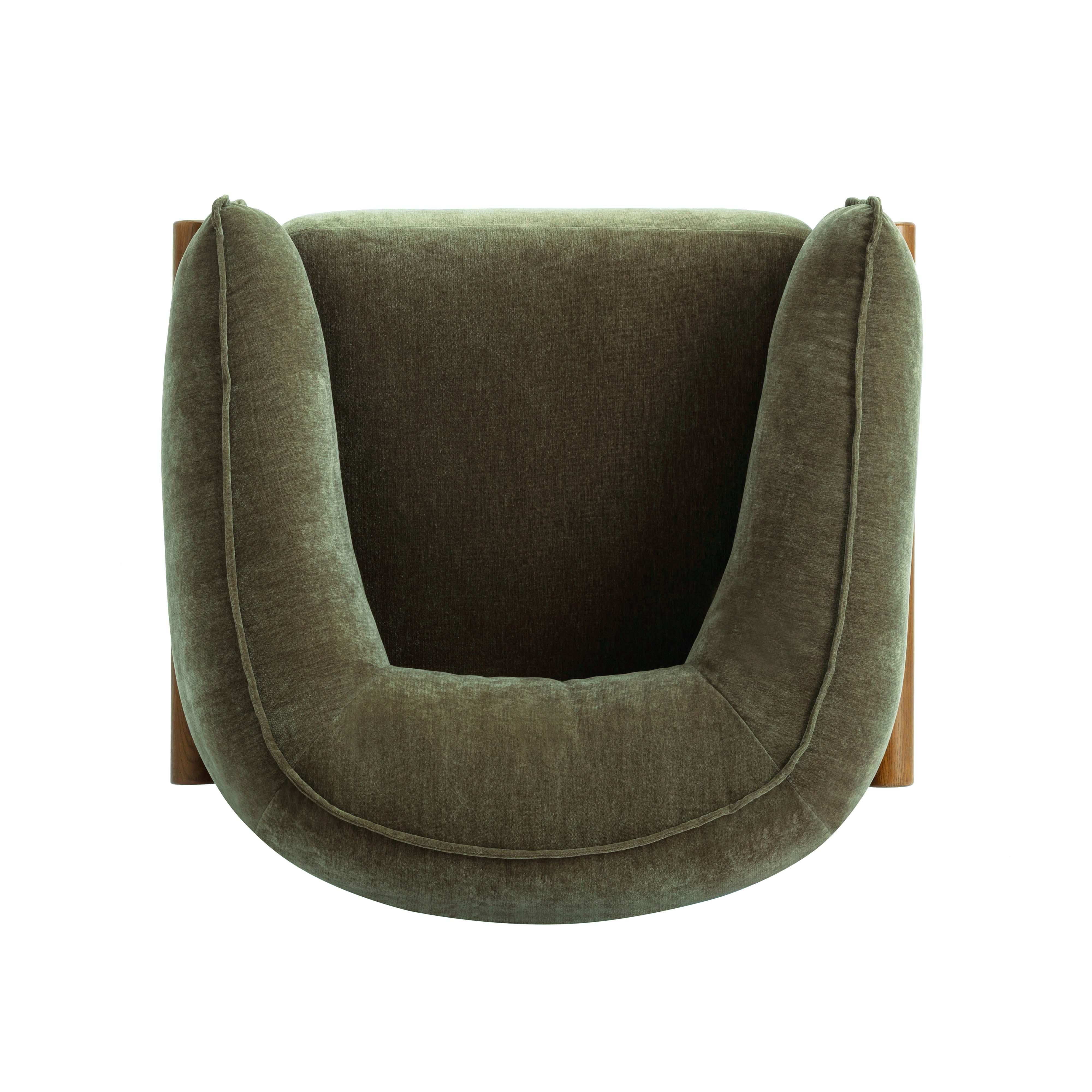Piedmont Upcycled Chenille Accent Chair - Image 5