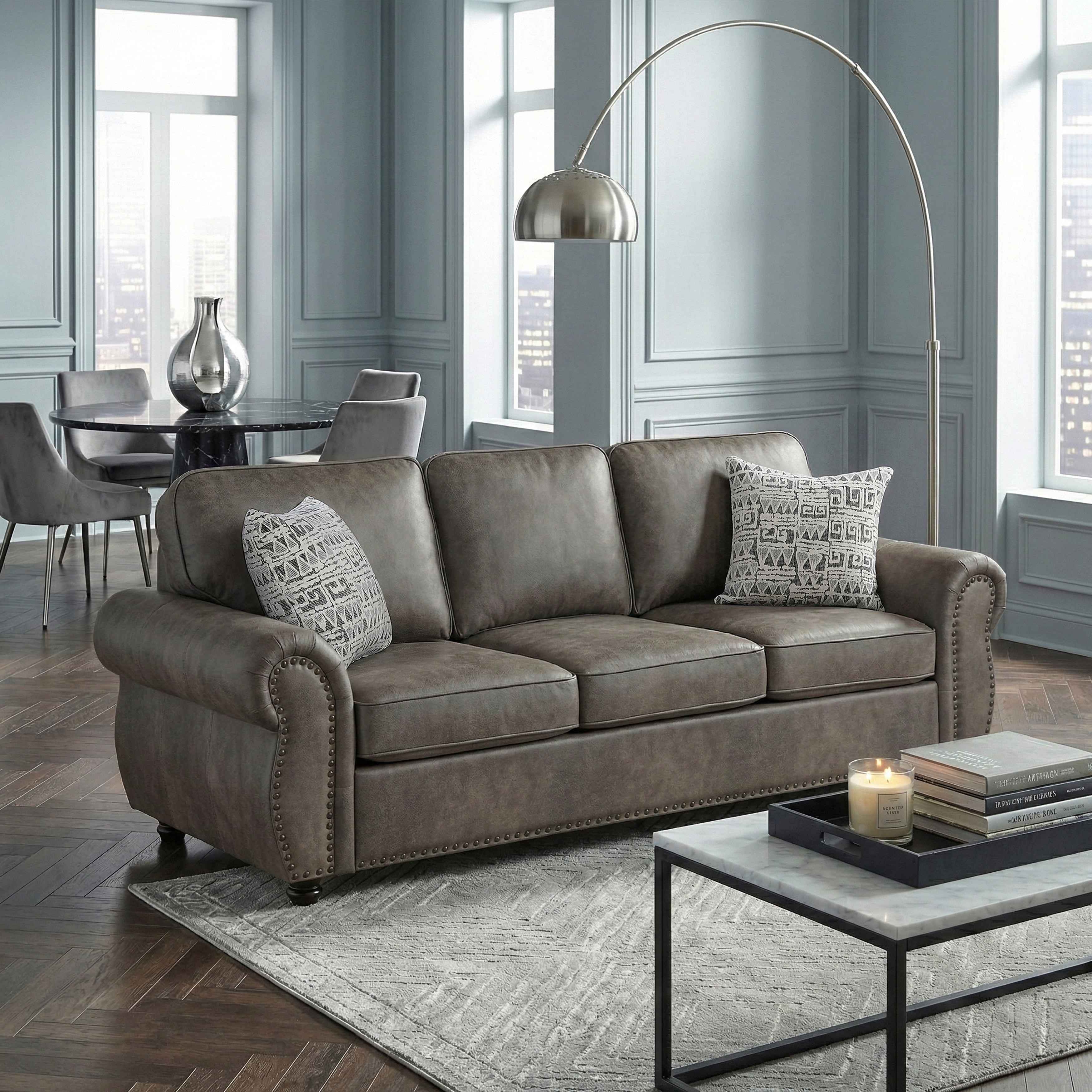 Pinnacle Pewter Sofa - Image 13