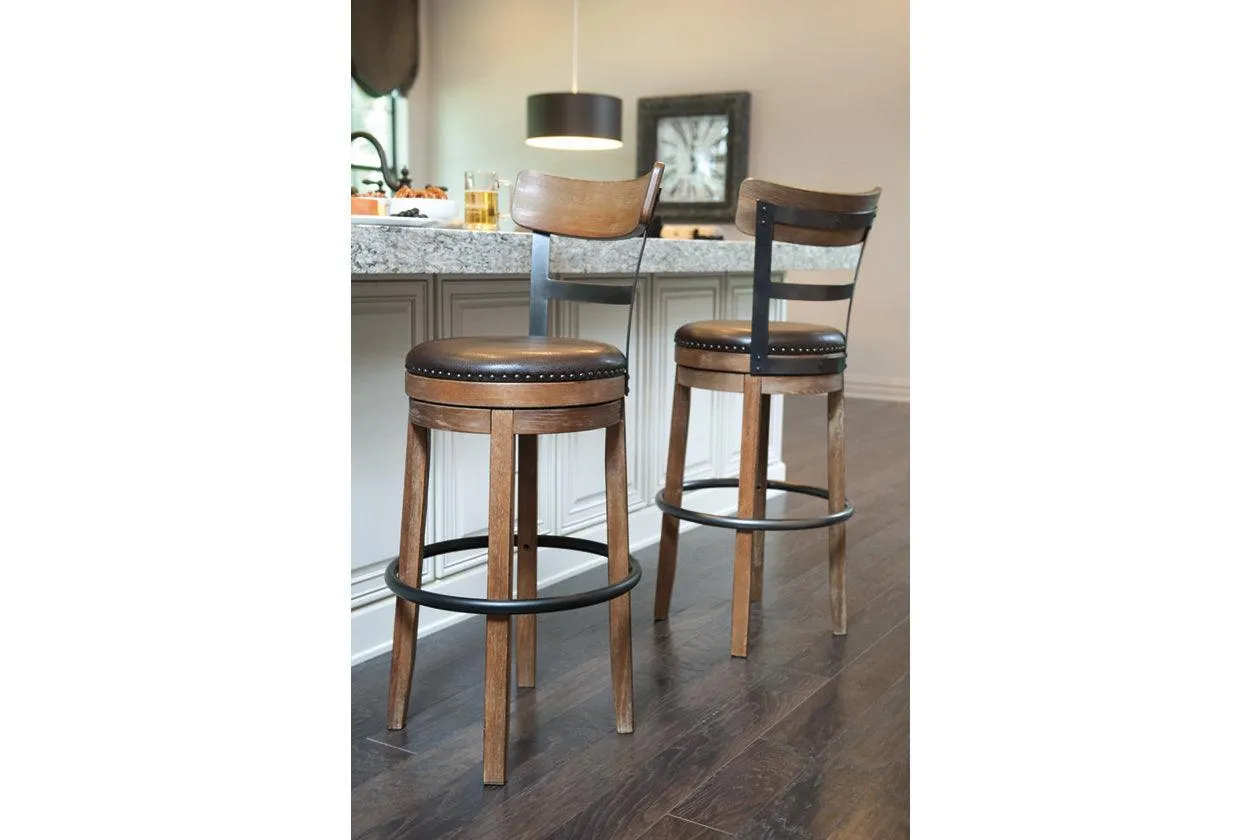 Pinnadel Light Brown Bar Height Barstool - Image 5