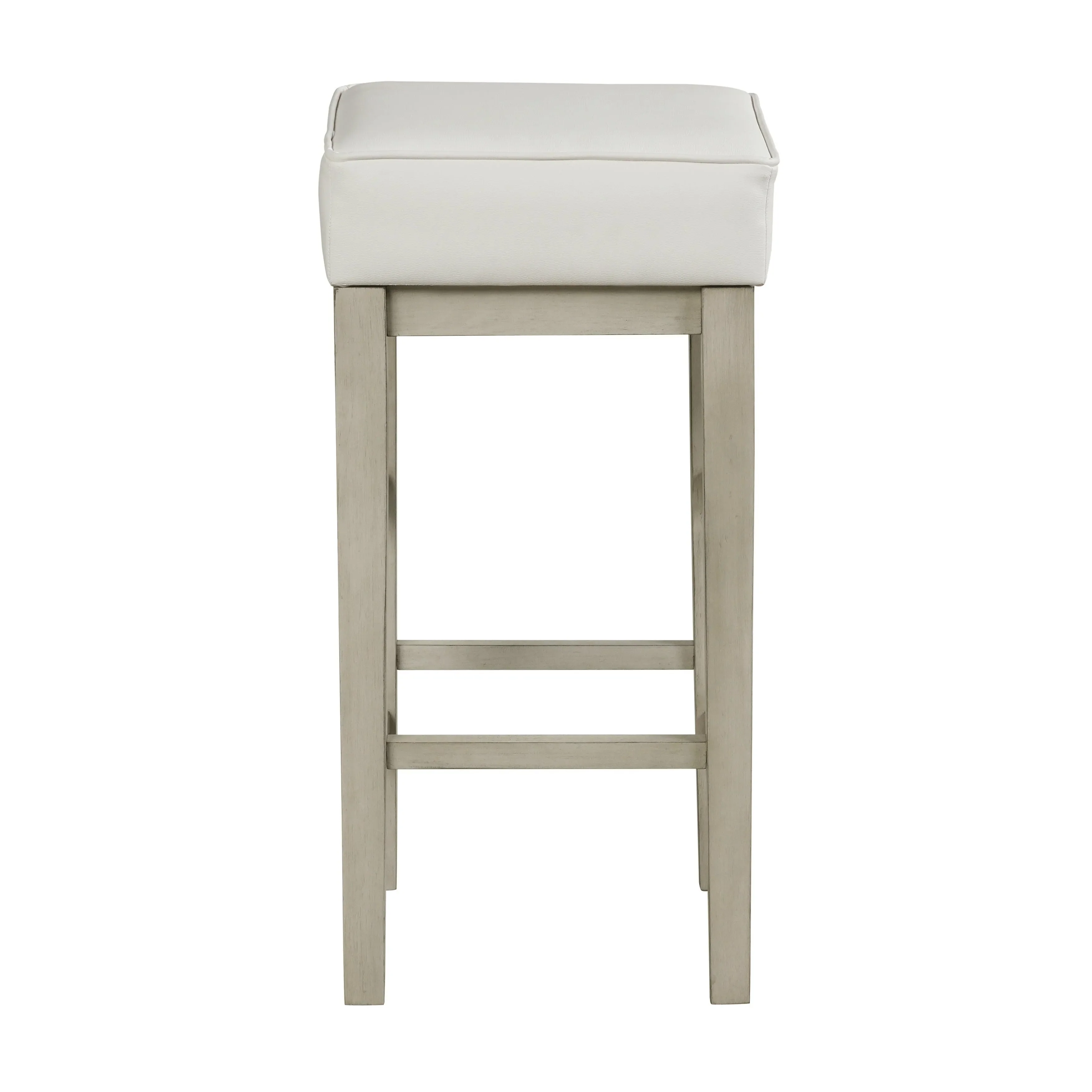 Pittsville White/Espresso Pub Height Stool, Set of 2 - Image 2