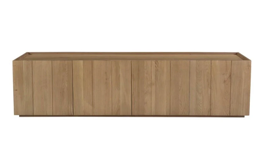 Plank Media Cabinet Natural