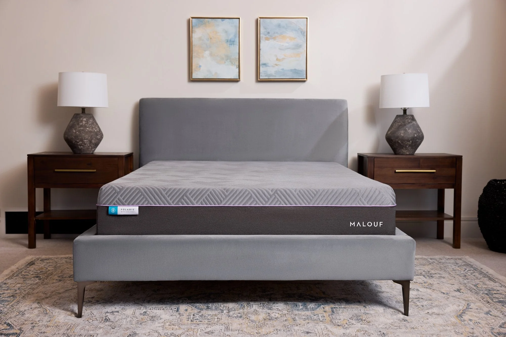 Polaris Coolysnc Gray Queen Mattress - Image 8