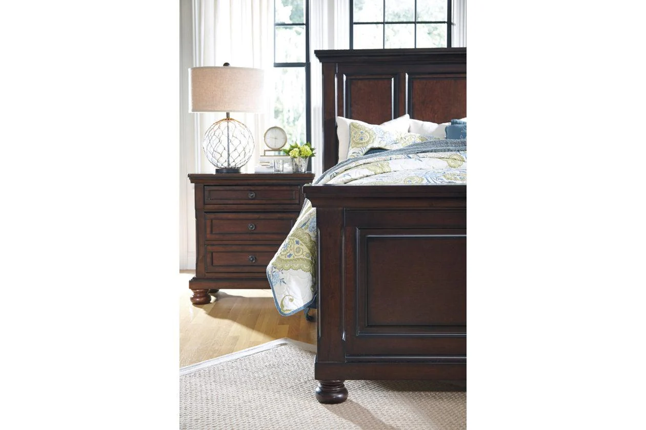 Porter Rustic Brown King Panel Bed - Image 5