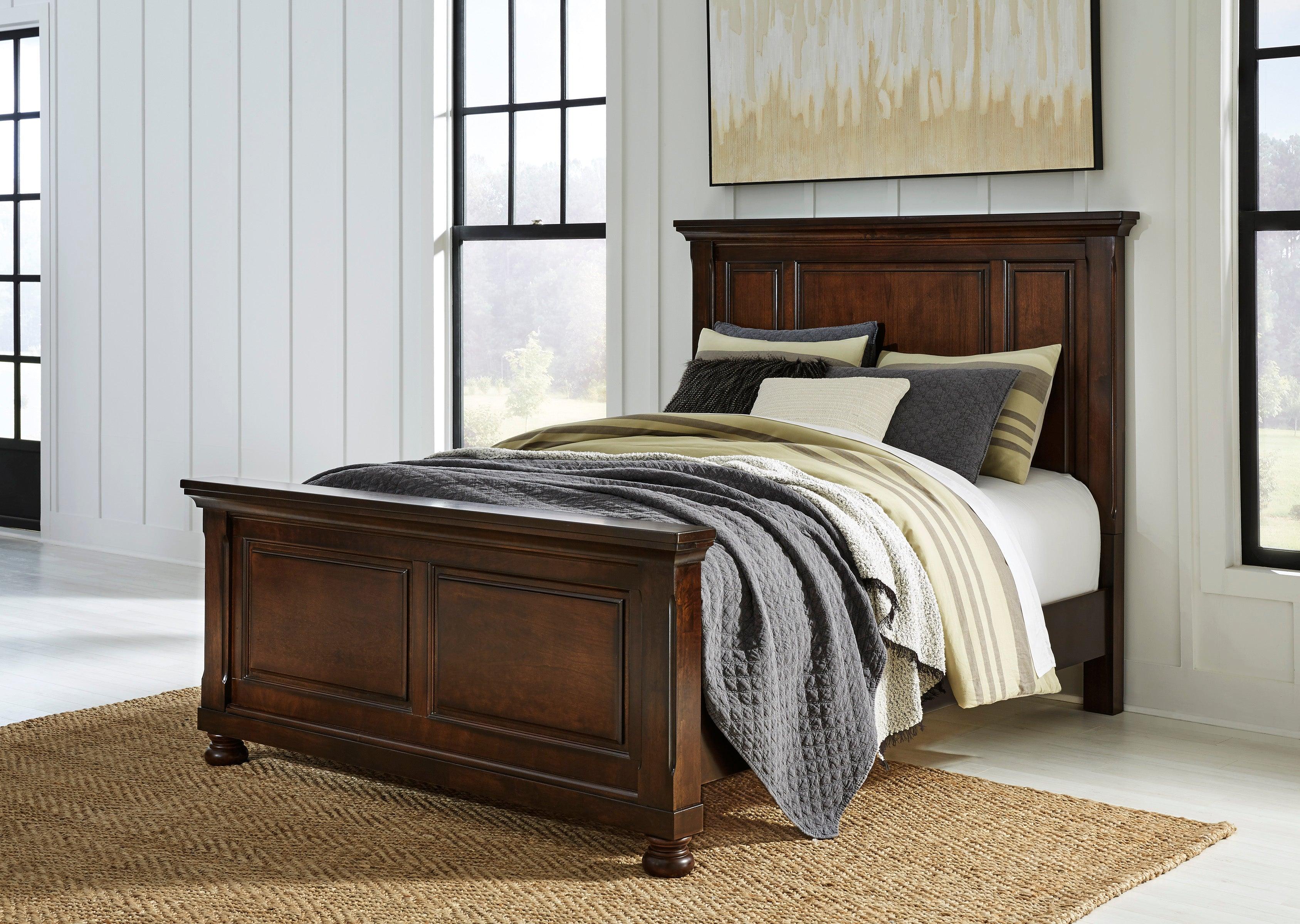 Porter Rustic Brown Panel Bedroom Set - Image 12