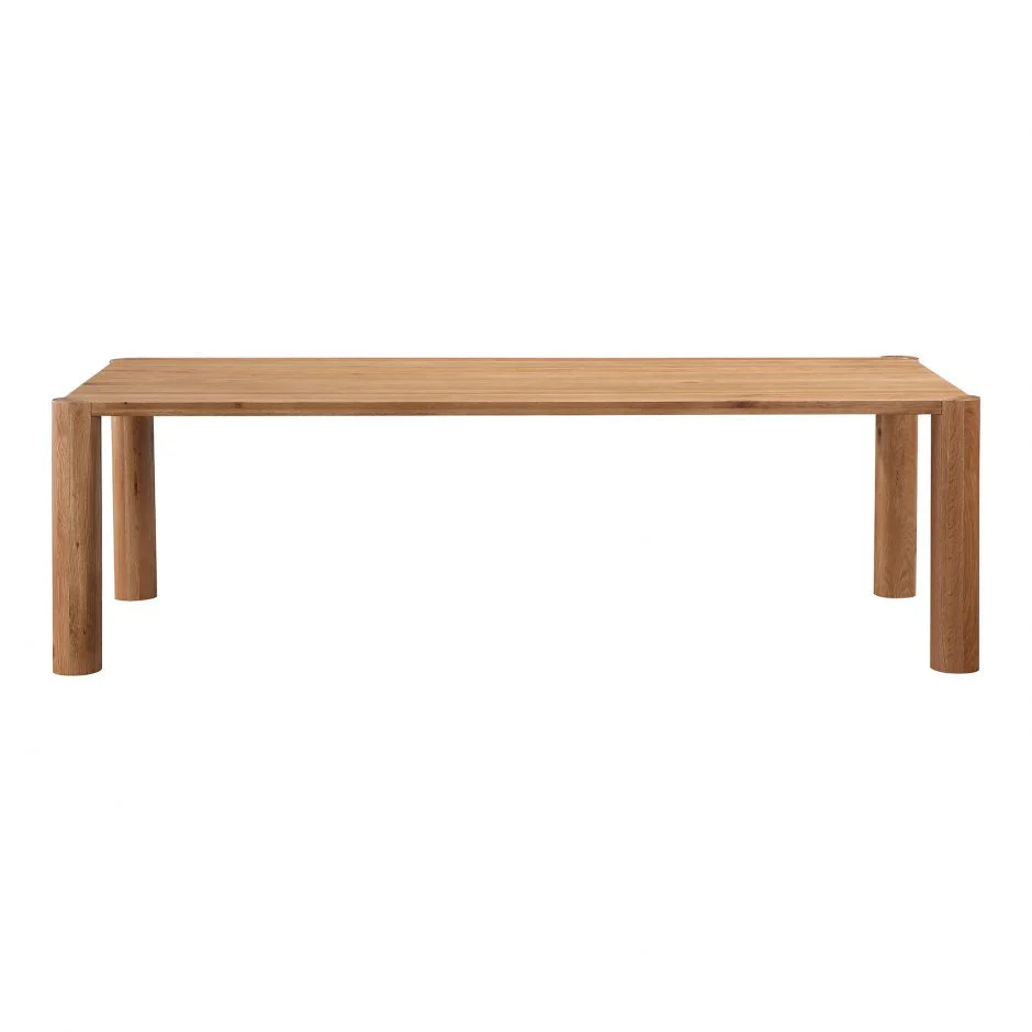 Post Dining Table - Large -Oak Natural