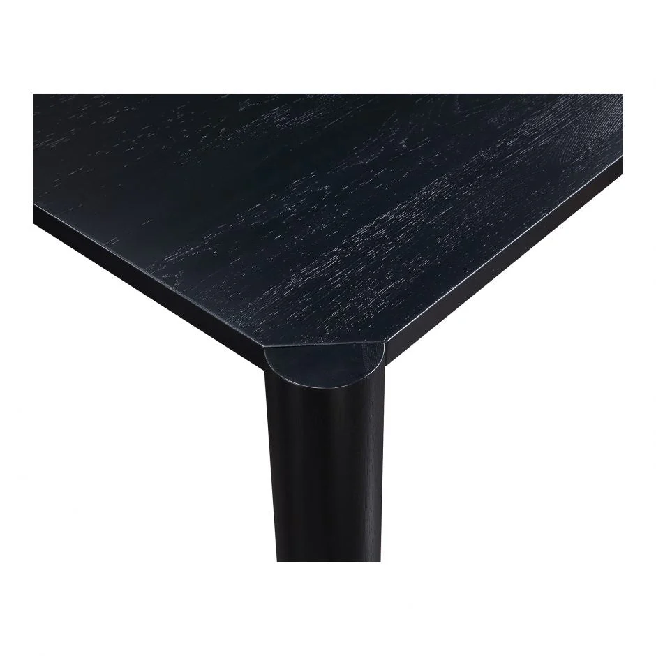 Post Dining Table - Oak Black - Image 4