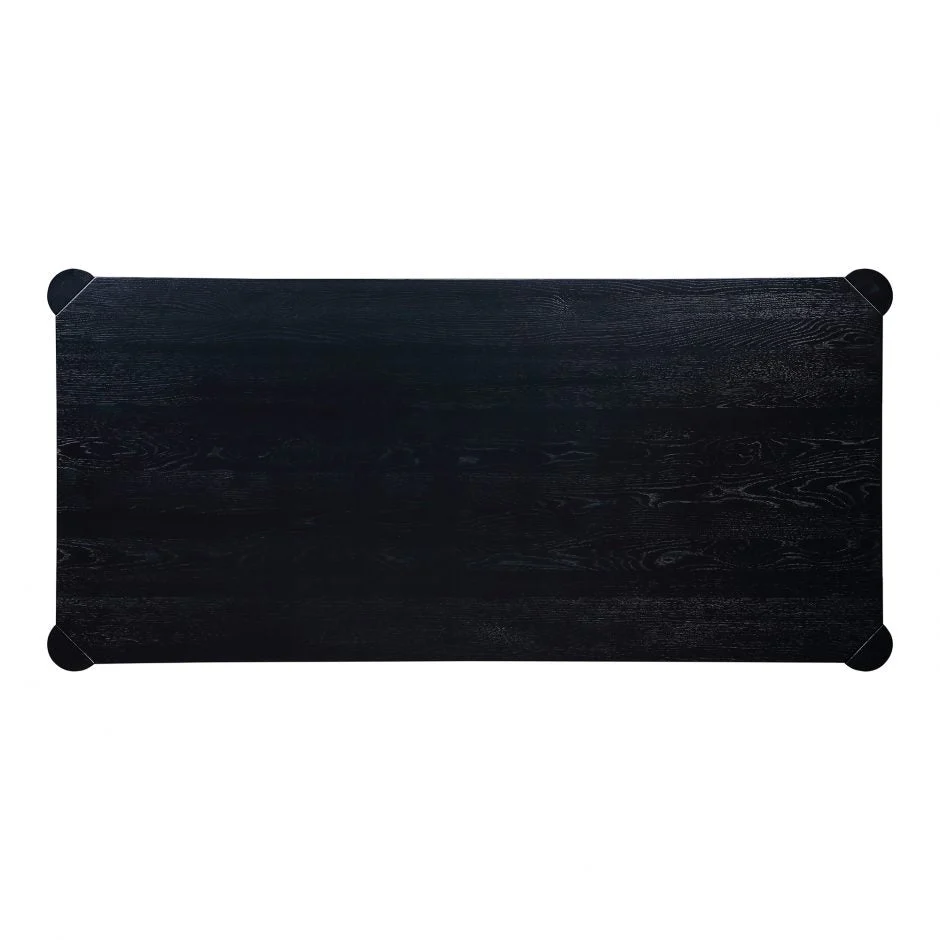 Post Dining Table - Oak Black - Image 5
