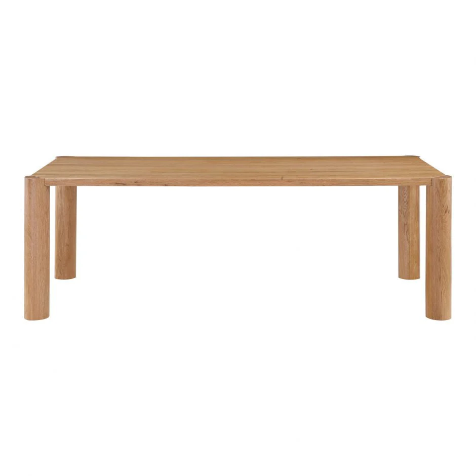 Post Dining Table Oak Natural