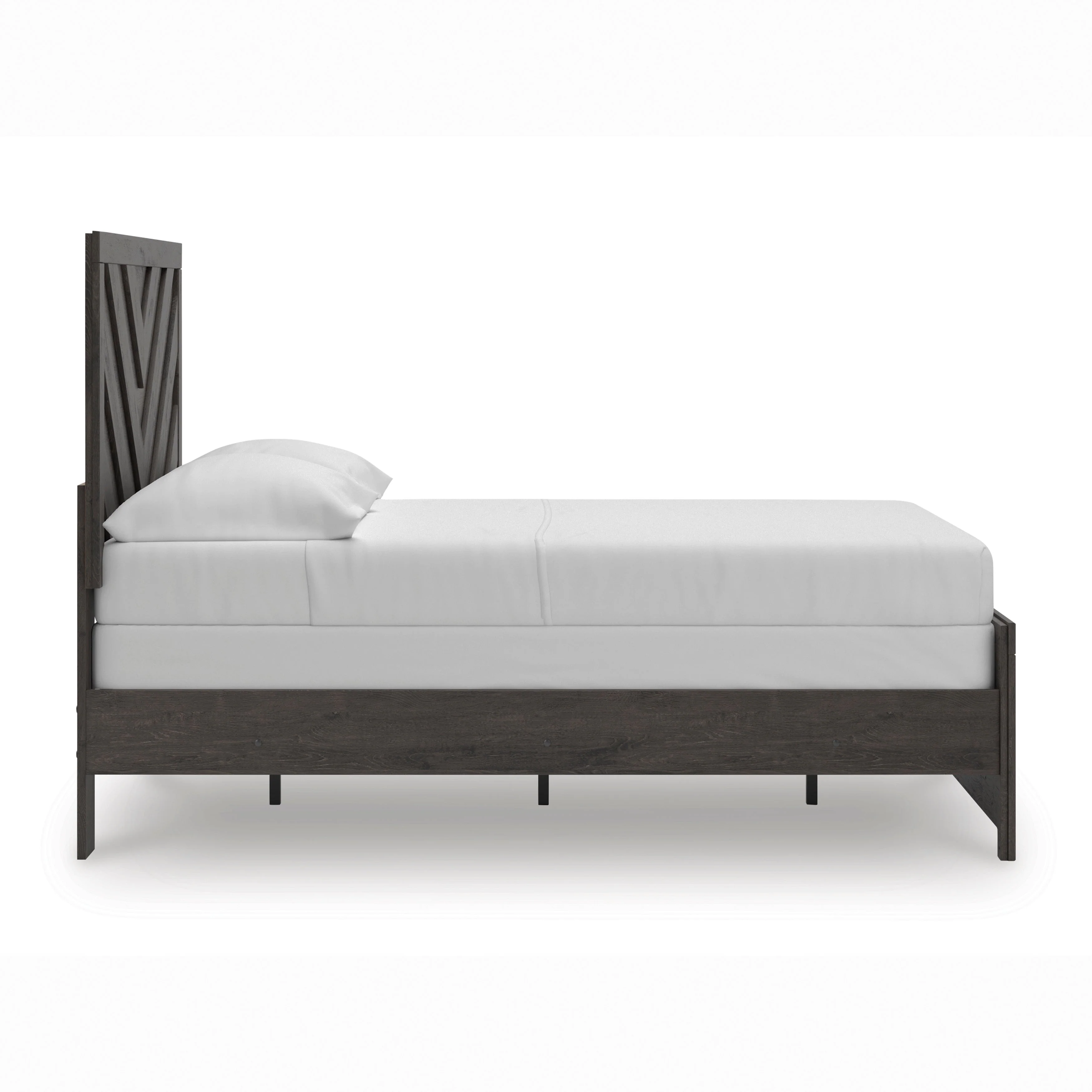 Prendonea Charcoal Full Panel Bed - Image 11