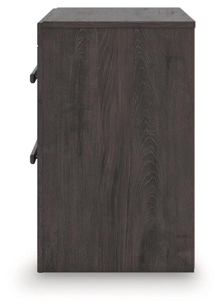 Prendonea Charcoal Nightstand - Image 4