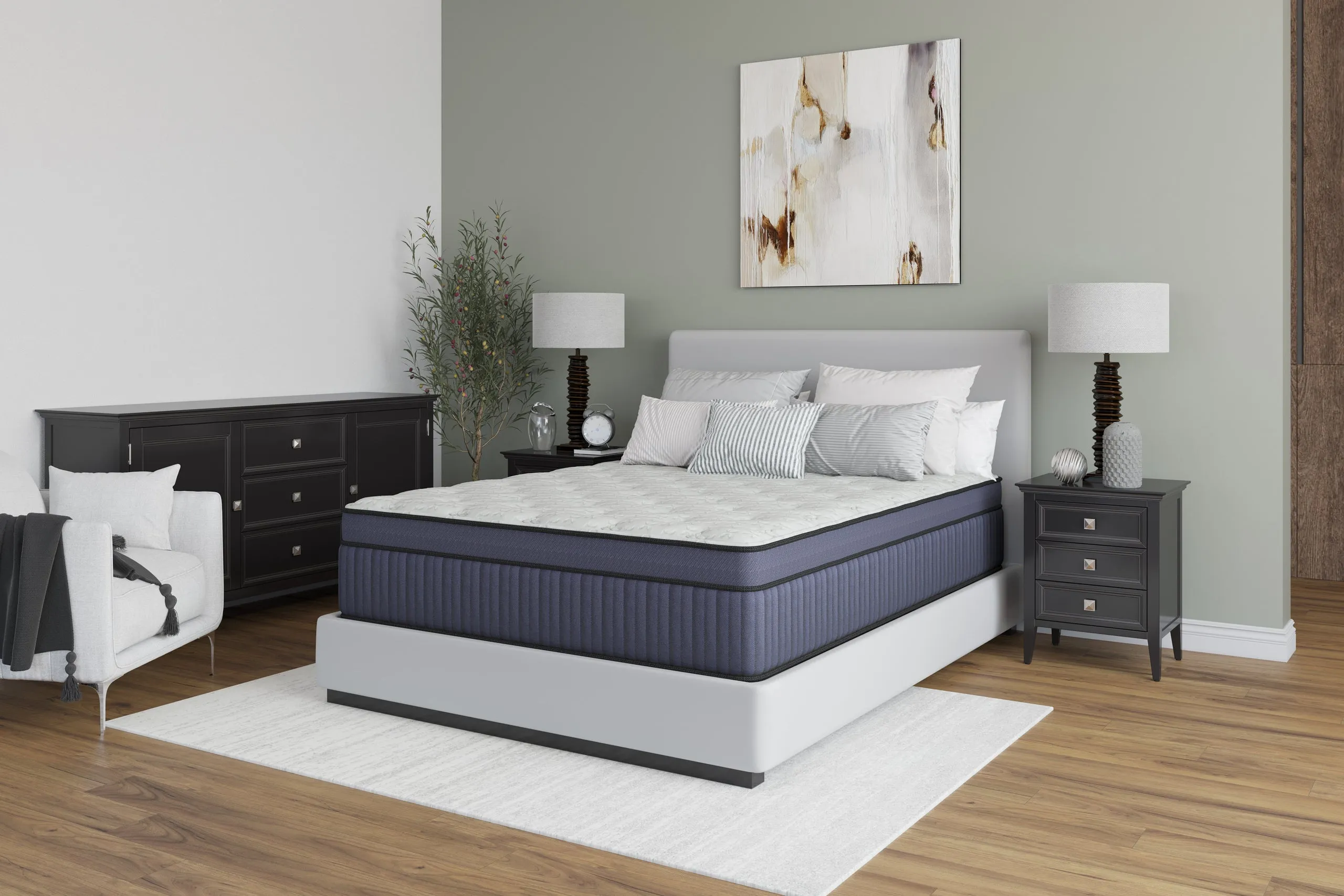 President 14" Euro Top Hybrid King Mattress - Image 2