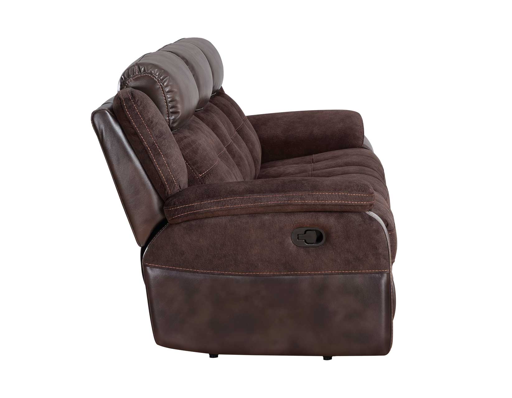 Pueblo Coffee Fabric/Leatherette 3-Piece Manual Reclining  Set - Image 11