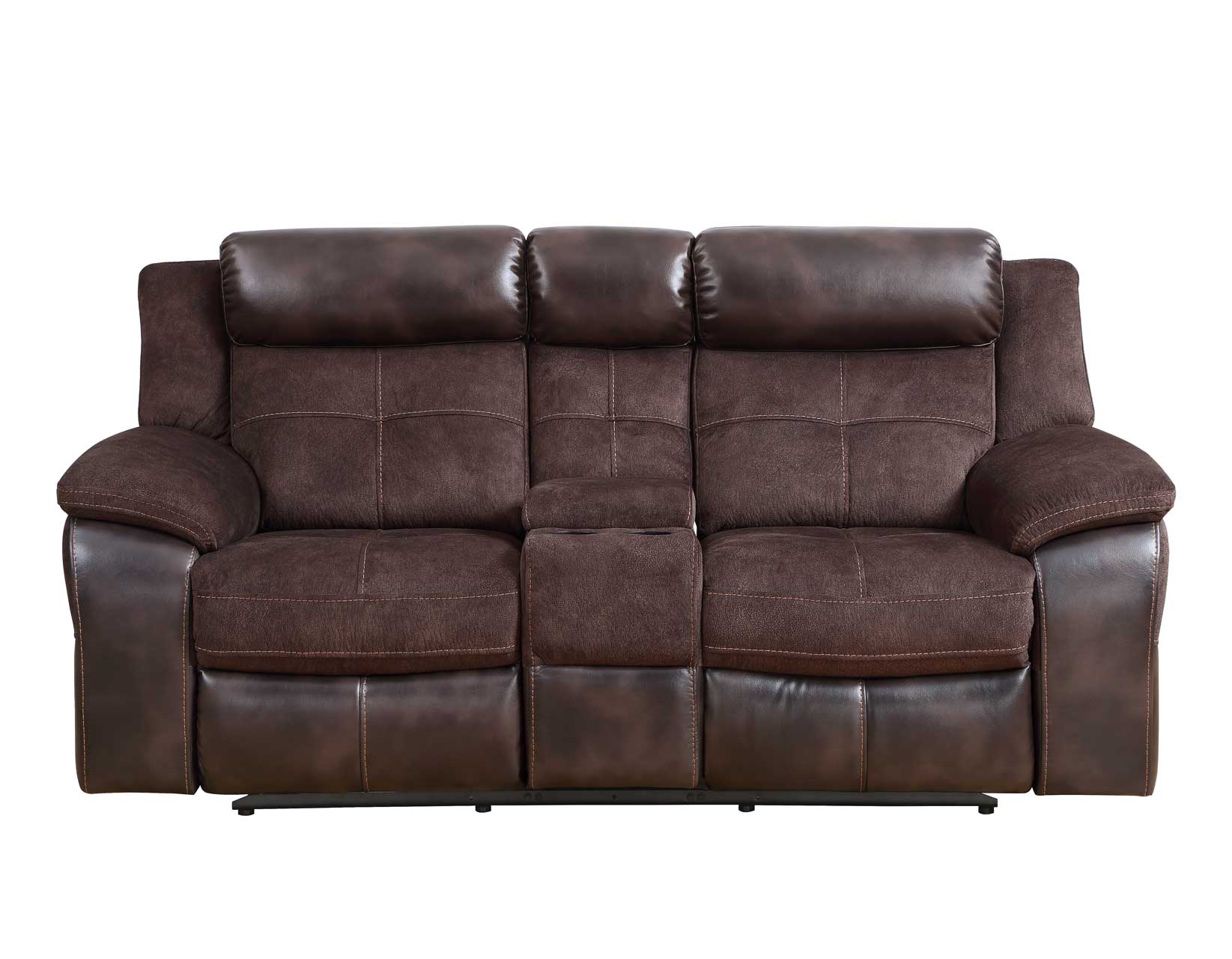 Pueblo Coffee Fabric/Leatherette 3-Piece Manual Reclining  Set - Image 12