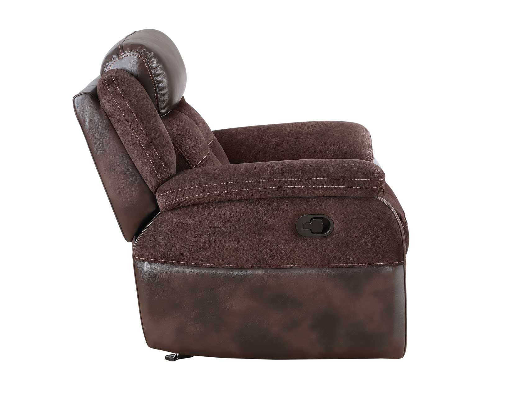 Pueblo Coffee Fabric/Leatherette 3-Piece Manual Reclining  Set - Image 18