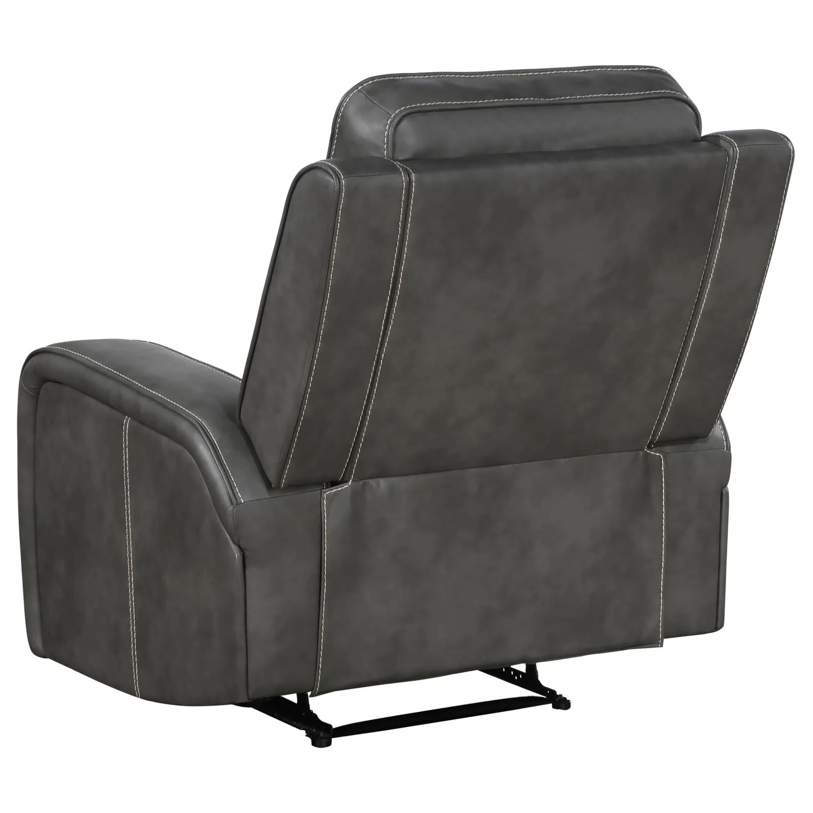 Raelynn Gray Upholstered Motion Reclining Living Room Set - Image 18