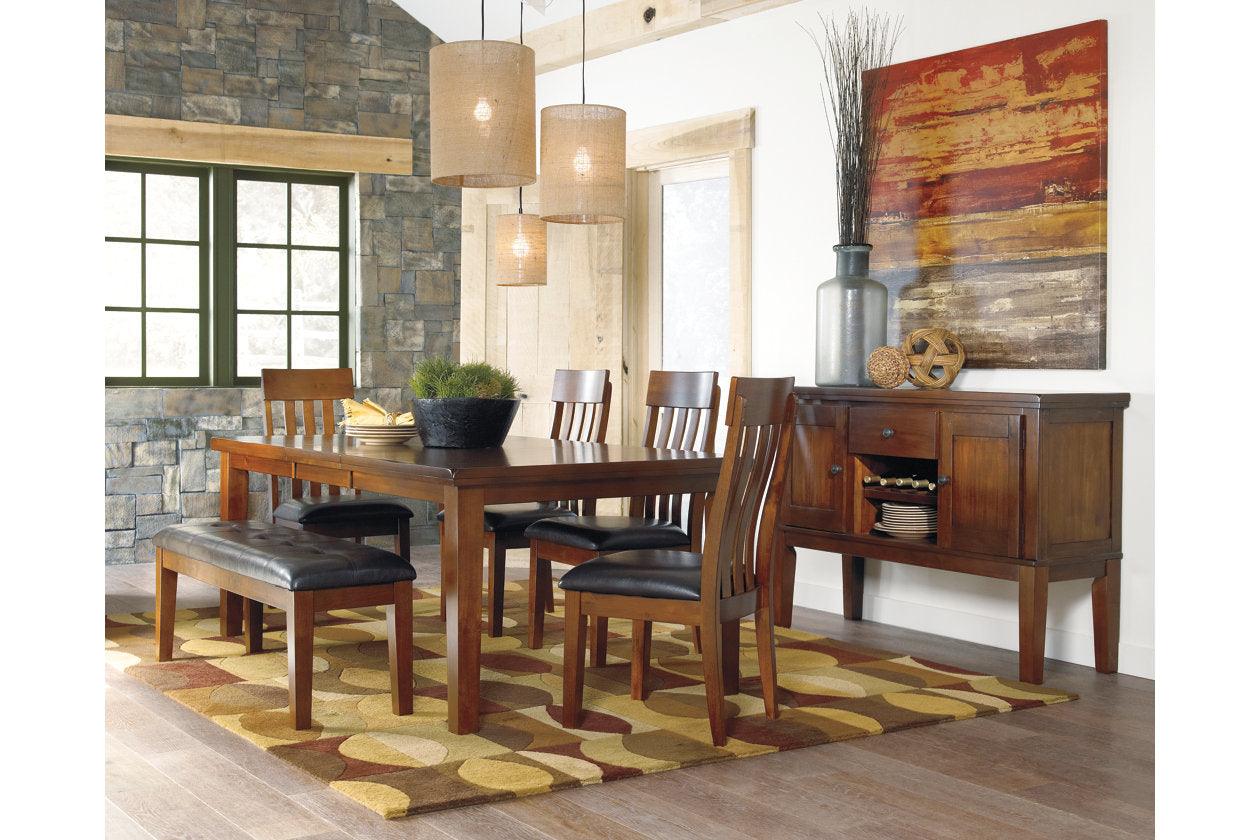 Ralene Medium Brown Dining Extension Table - Image 4