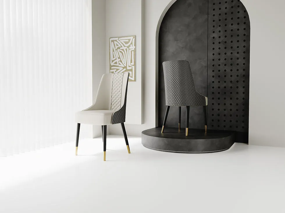 Rani Grey Dining Chair - Image 3