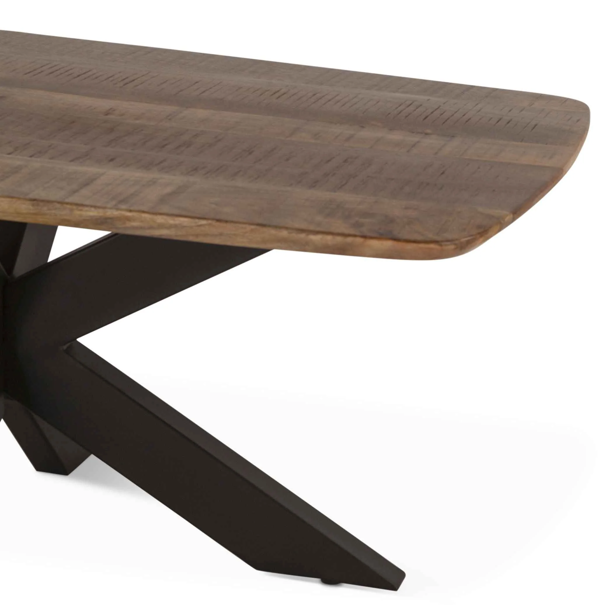 Rapallo 46" Coffee Table in Natural Mango Wood - Image 3