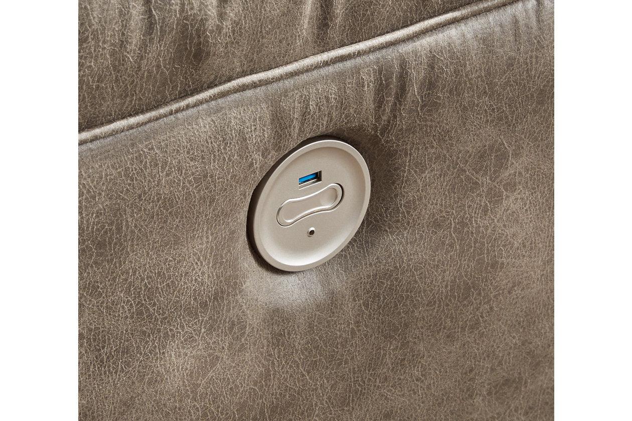 Ravenel Fossil 3-Piece Power Reclining Sectional - Image 4