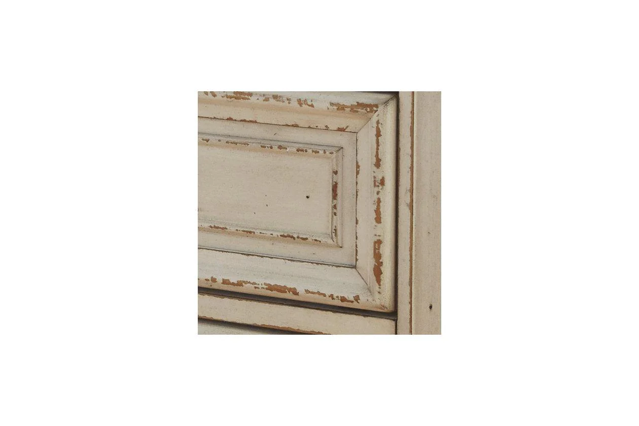 Realyn Chipped White Twin Panel Bed - Image 9
