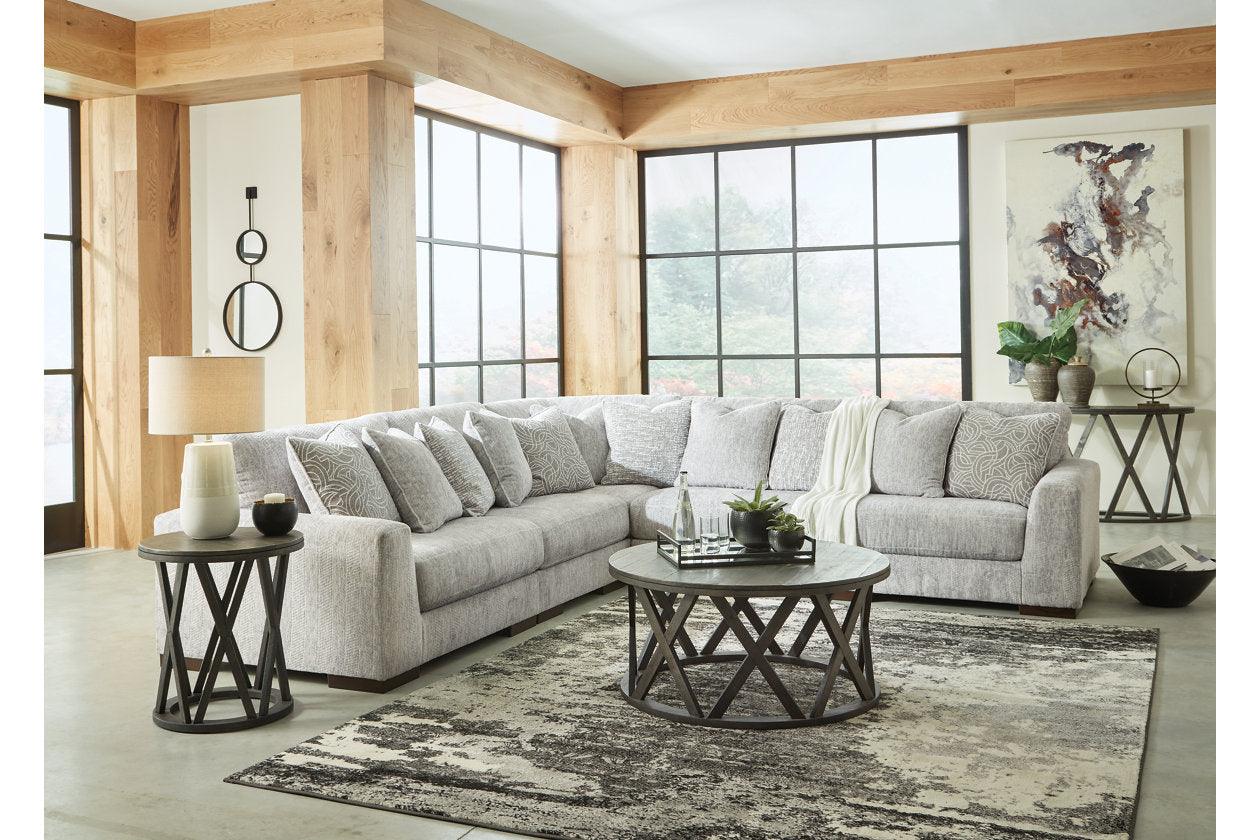 Regent Park Pewter 5-Piece Sectional - Image 2