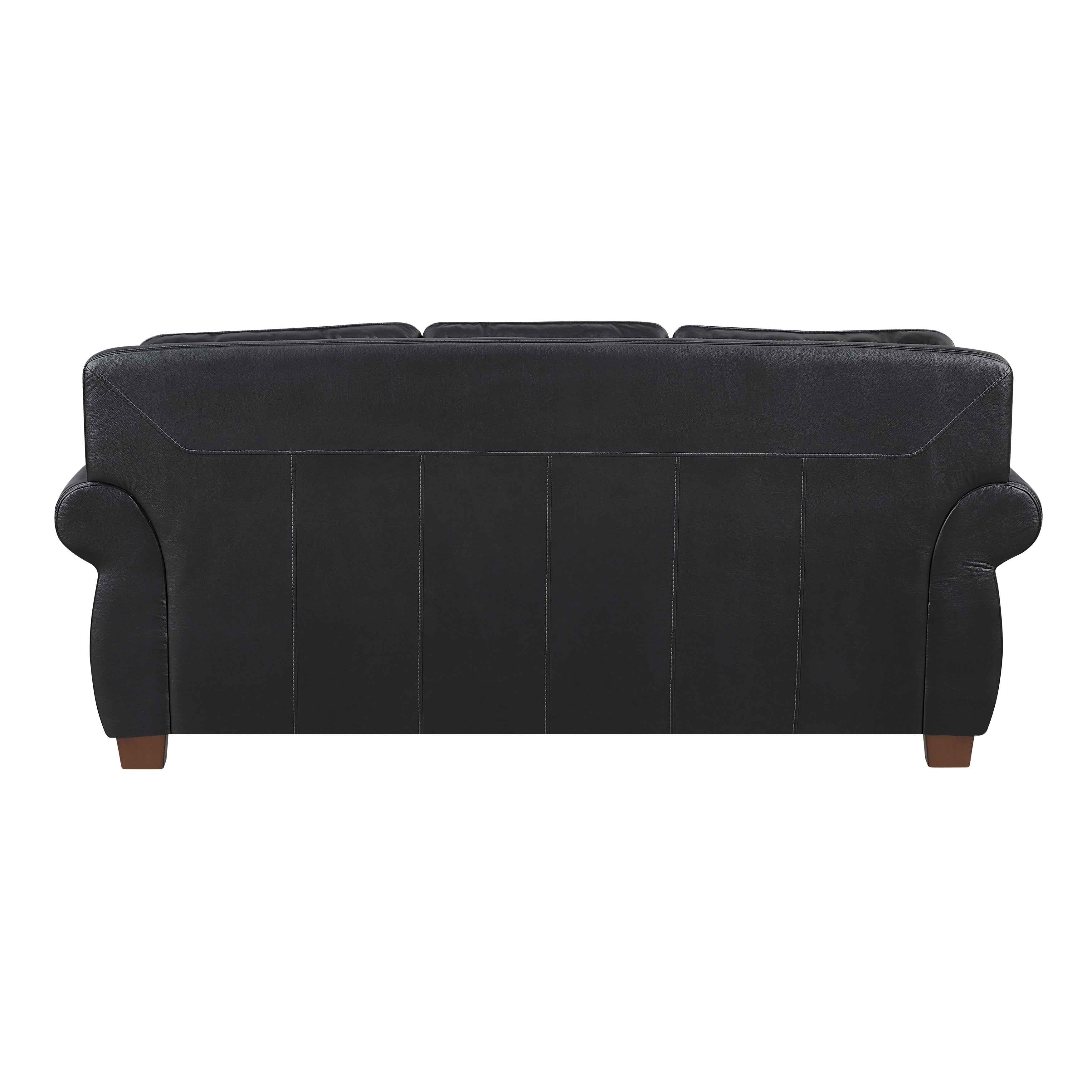 Remington Black Leather Living Room Set - Image 4