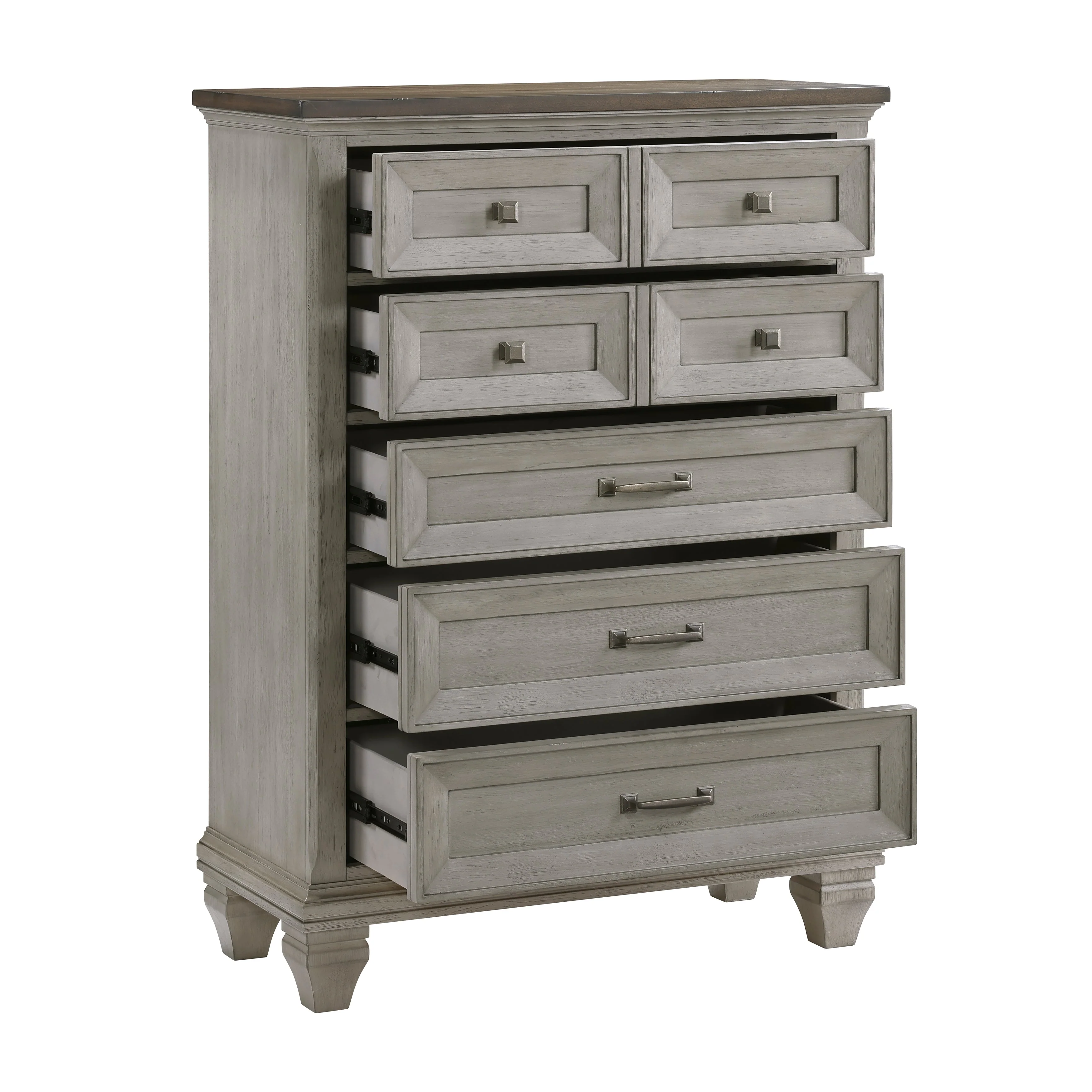 Renton Antique Gray Chest - Image 2