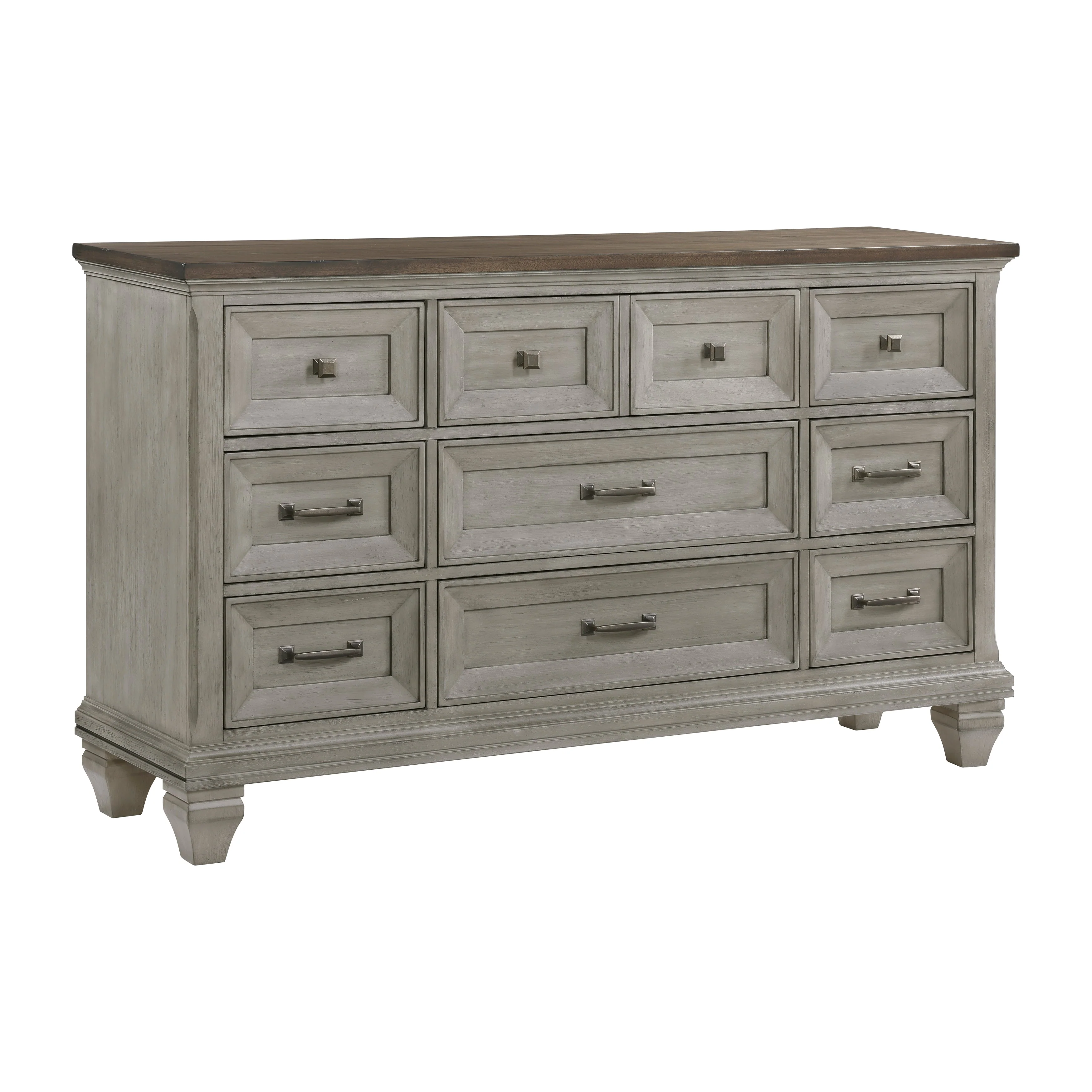 Renton Antique Gray Dresser