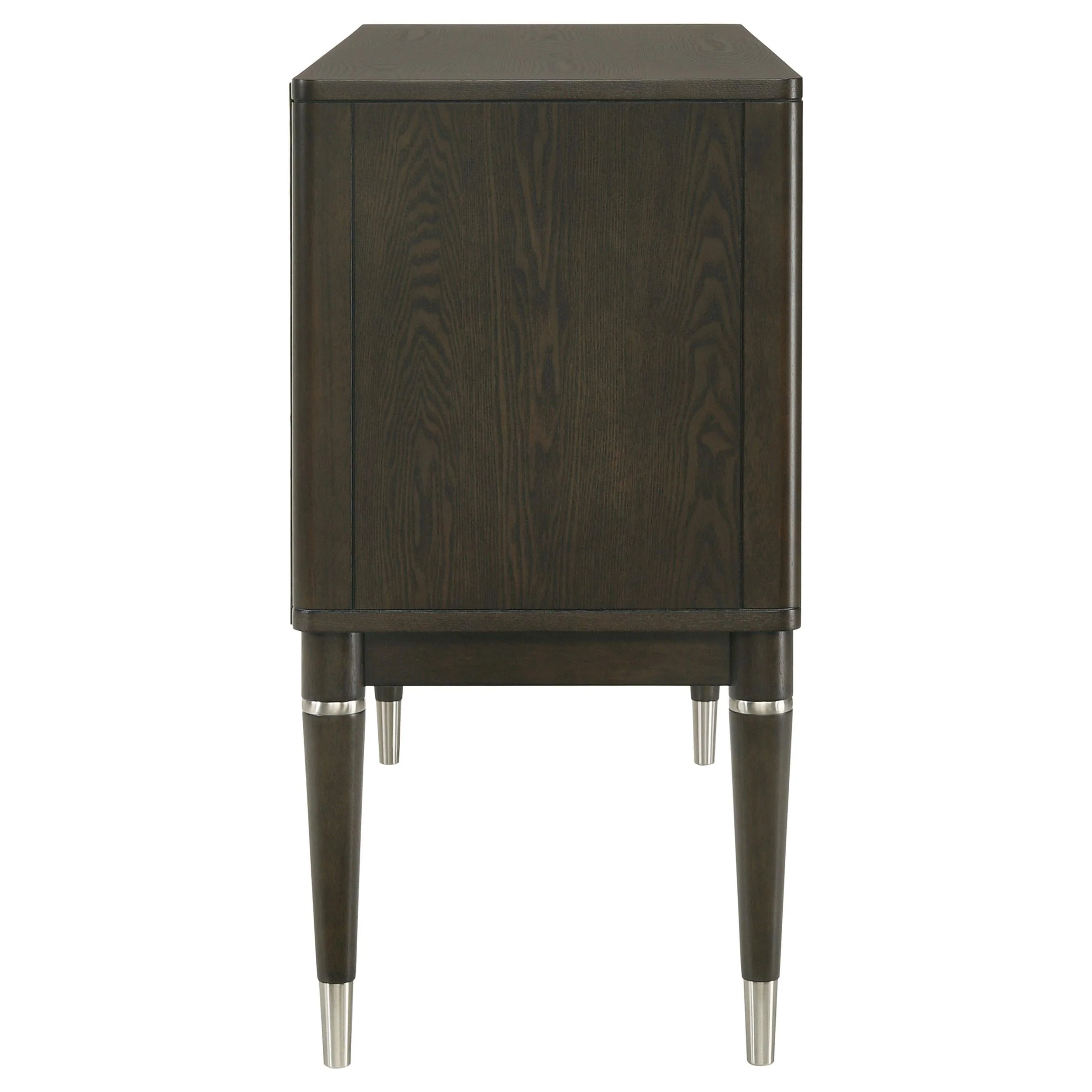 Reseda Ash Brown 4-Door Dining Sideboard Server - Image 9
