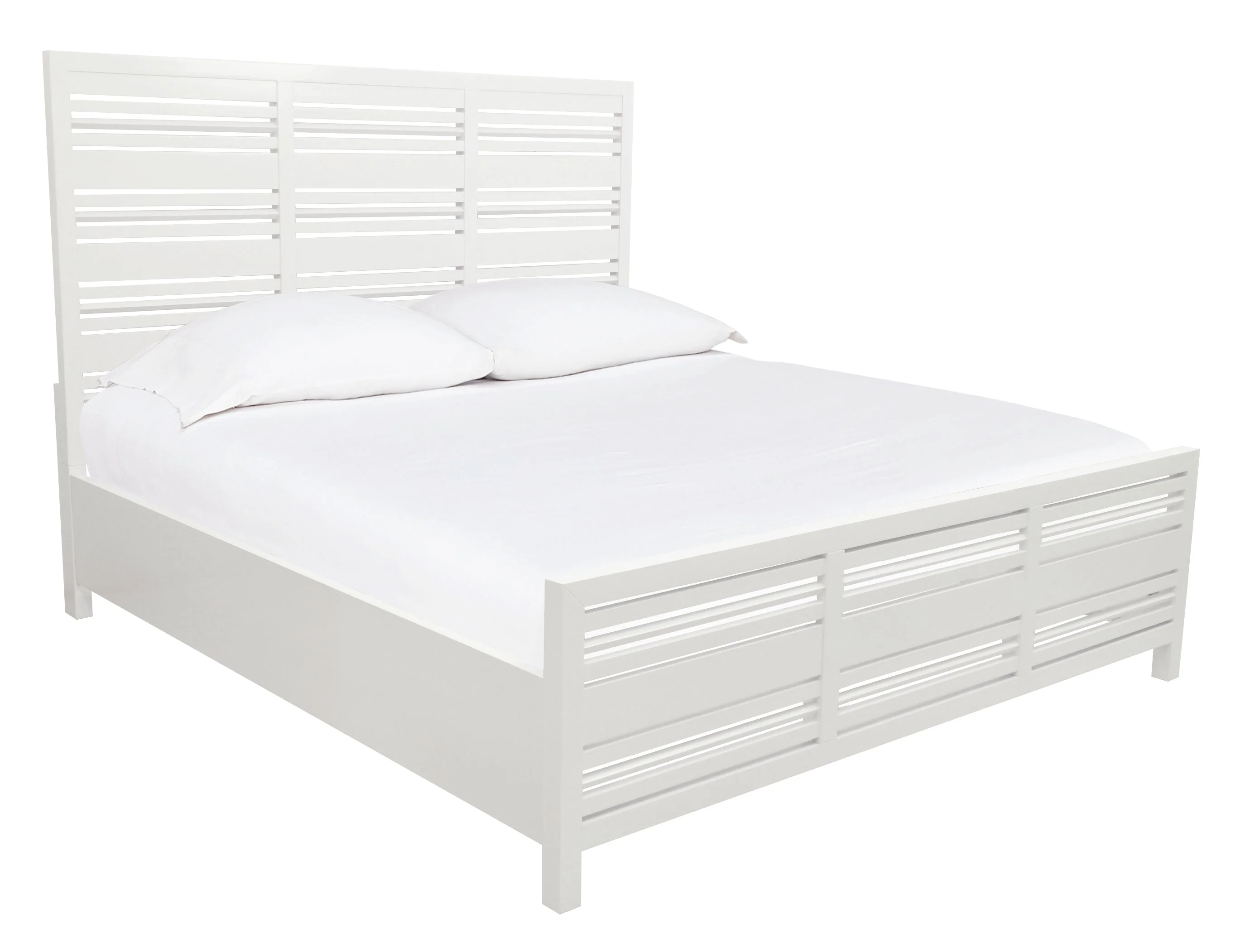 Retreat Slatted Platform Bed in Snowfall - Image 4