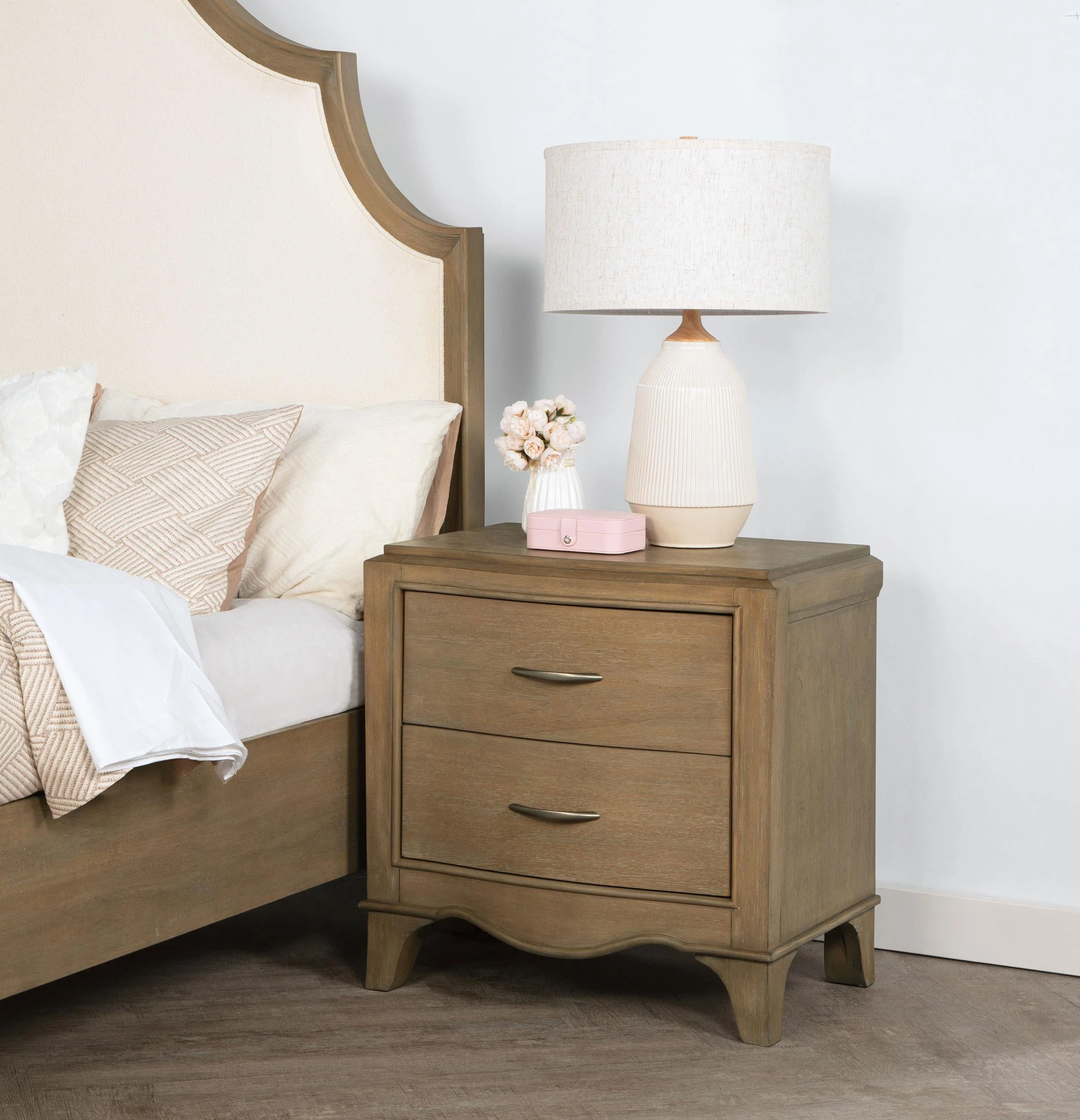 Revello Washed Mango 2-Drawer Nightstand