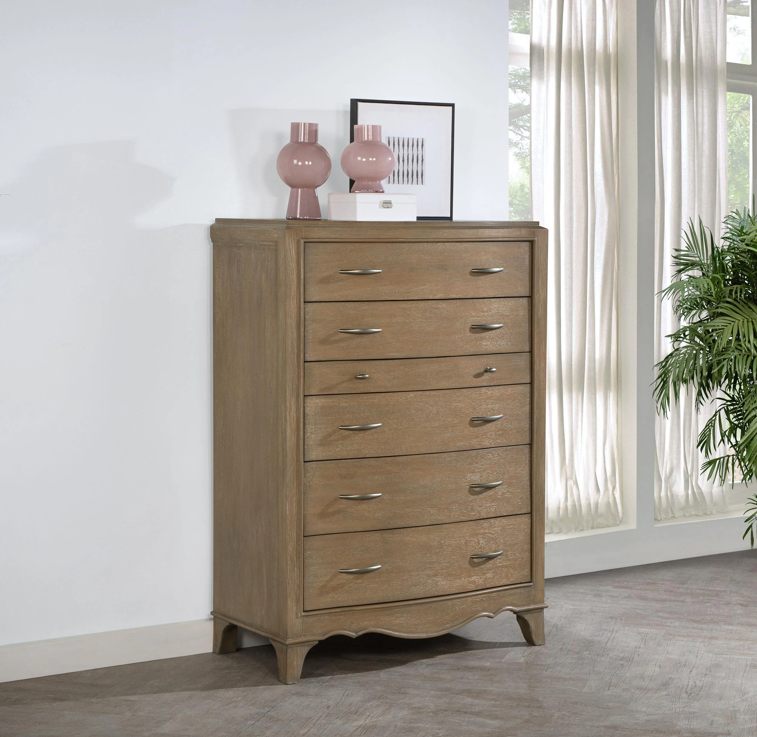 Revello Washed Mango 6-Drawer Chest