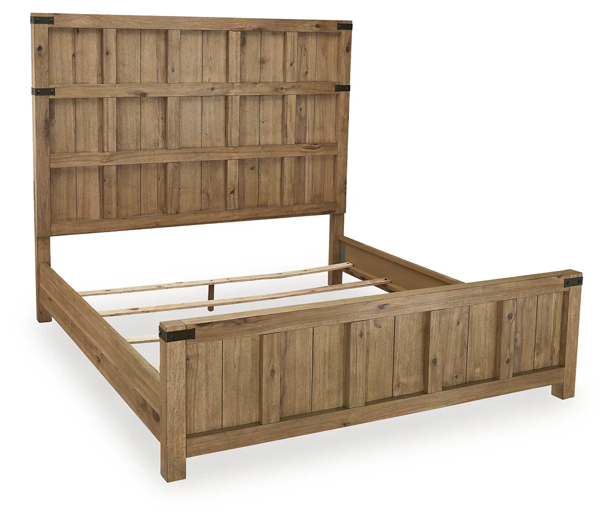 Ridgester Light Brown California King Panel Bed - Image 3