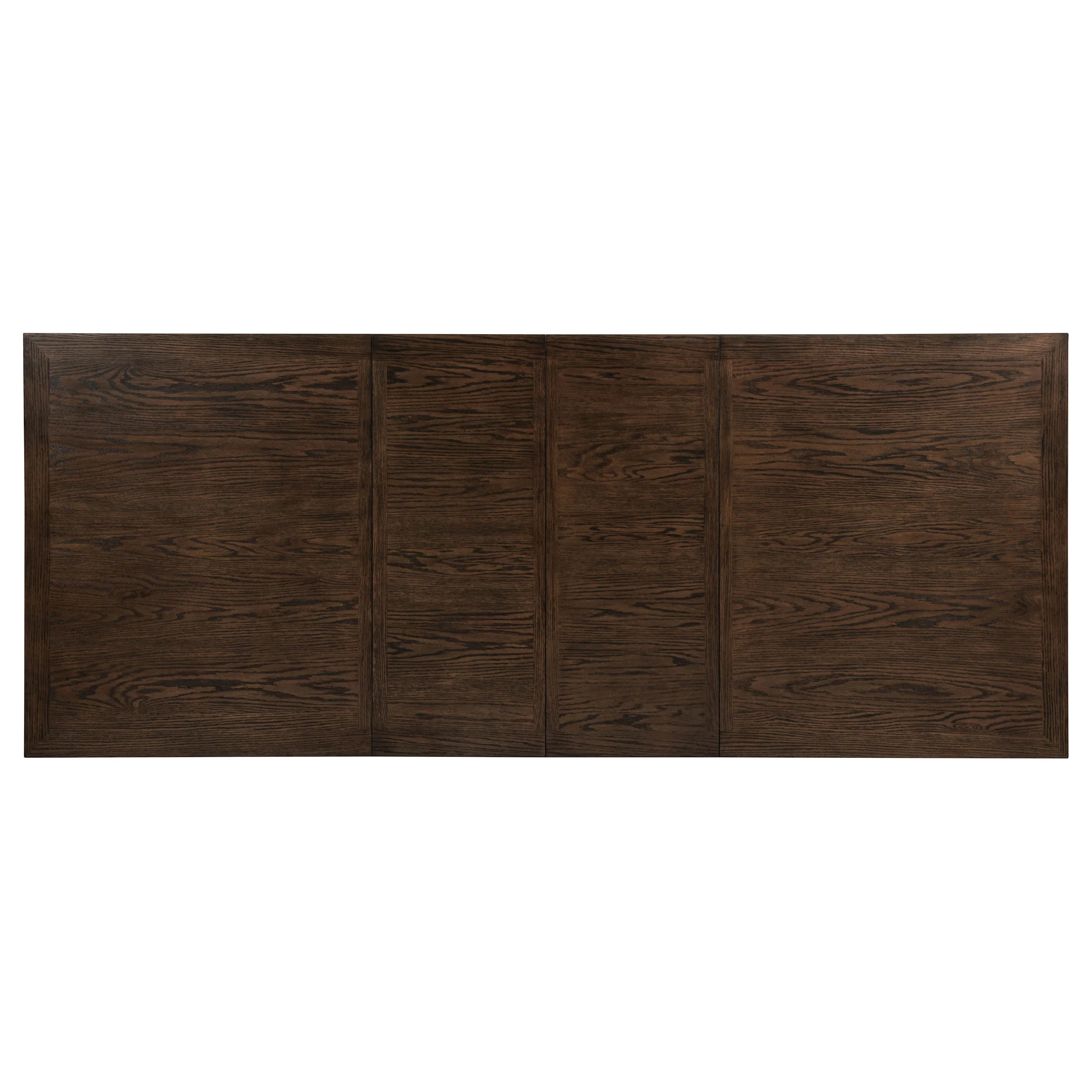 Ridgewell Dark Oak Rectangular Trestle Dining Table - Image 10