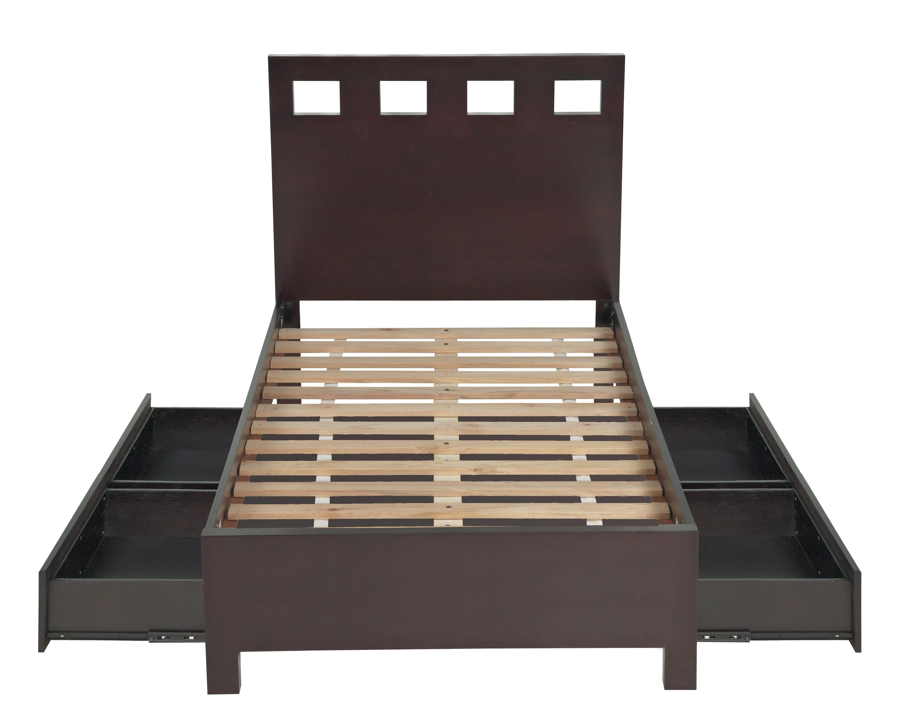 Riva Wood Queen Storage Bed in Espresso - Image 10