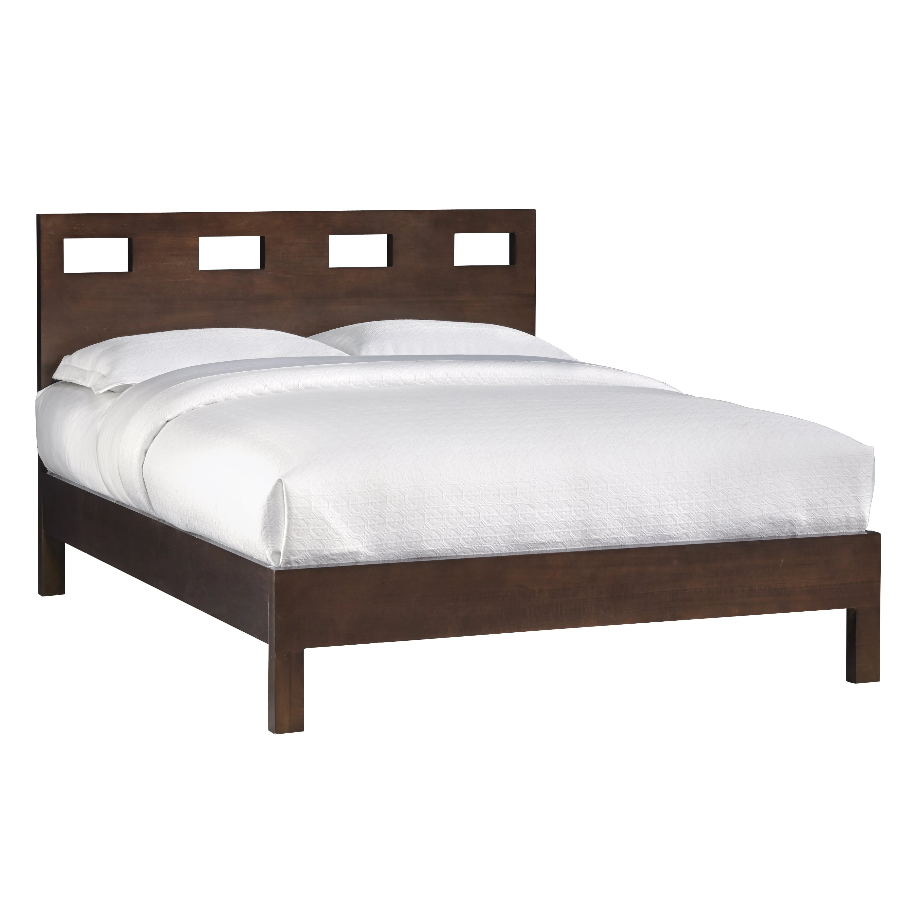 Riva Wood Twin Bed in Chocolate Brown - Image 6