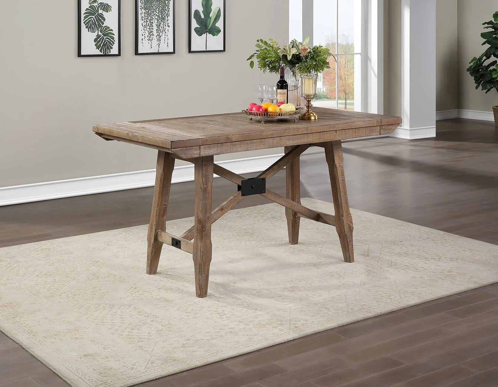 Riverdale Driftwood Counter Height Dining Set - Image 3