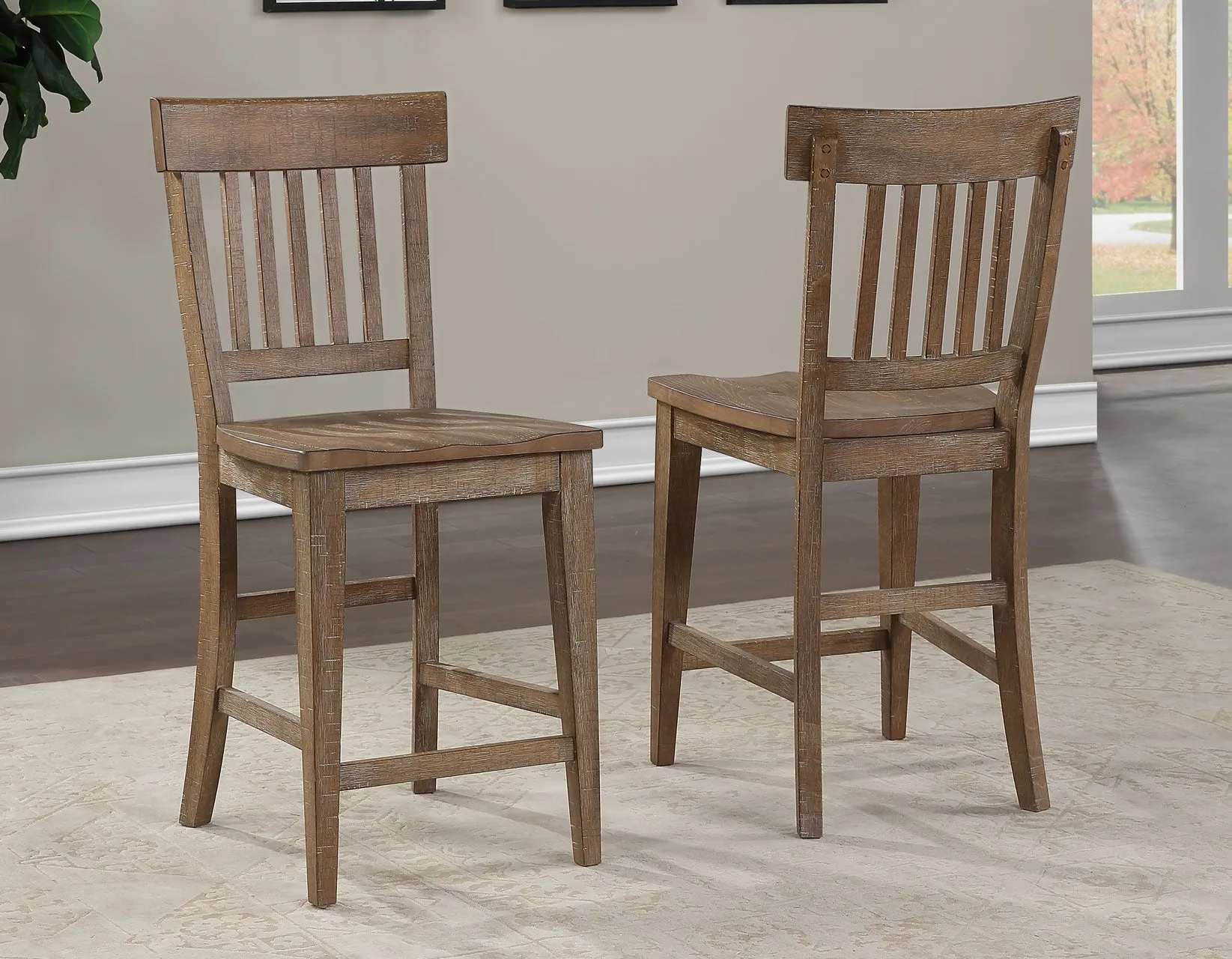 Riverdale Driftwood Counter Height Dining Set - Image 5