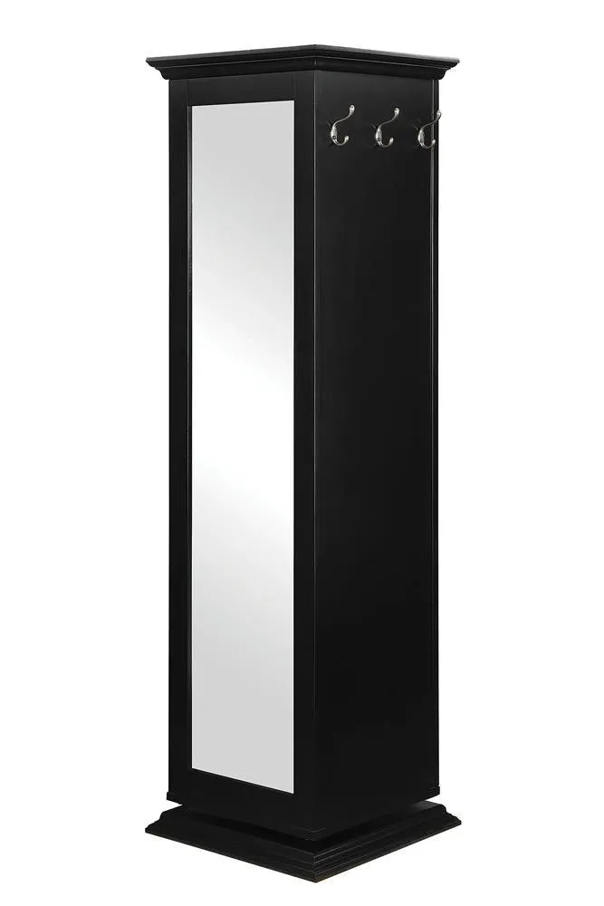 Robinsons Black Swivel Accent Cabinet with Cork Board - Image 2